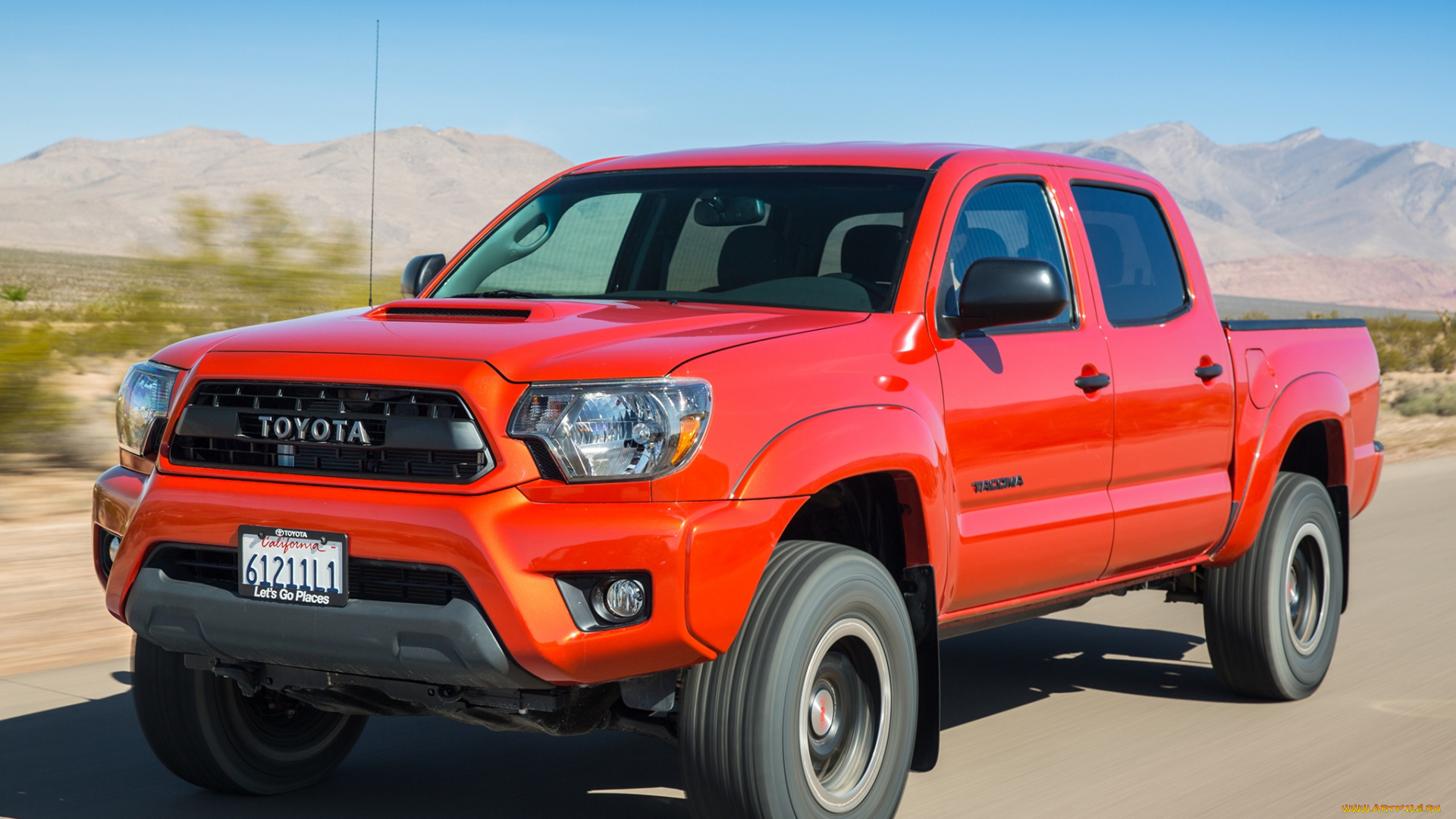автомобили, toyota, красный, trd, 2014, cab, pro, double, tacoma