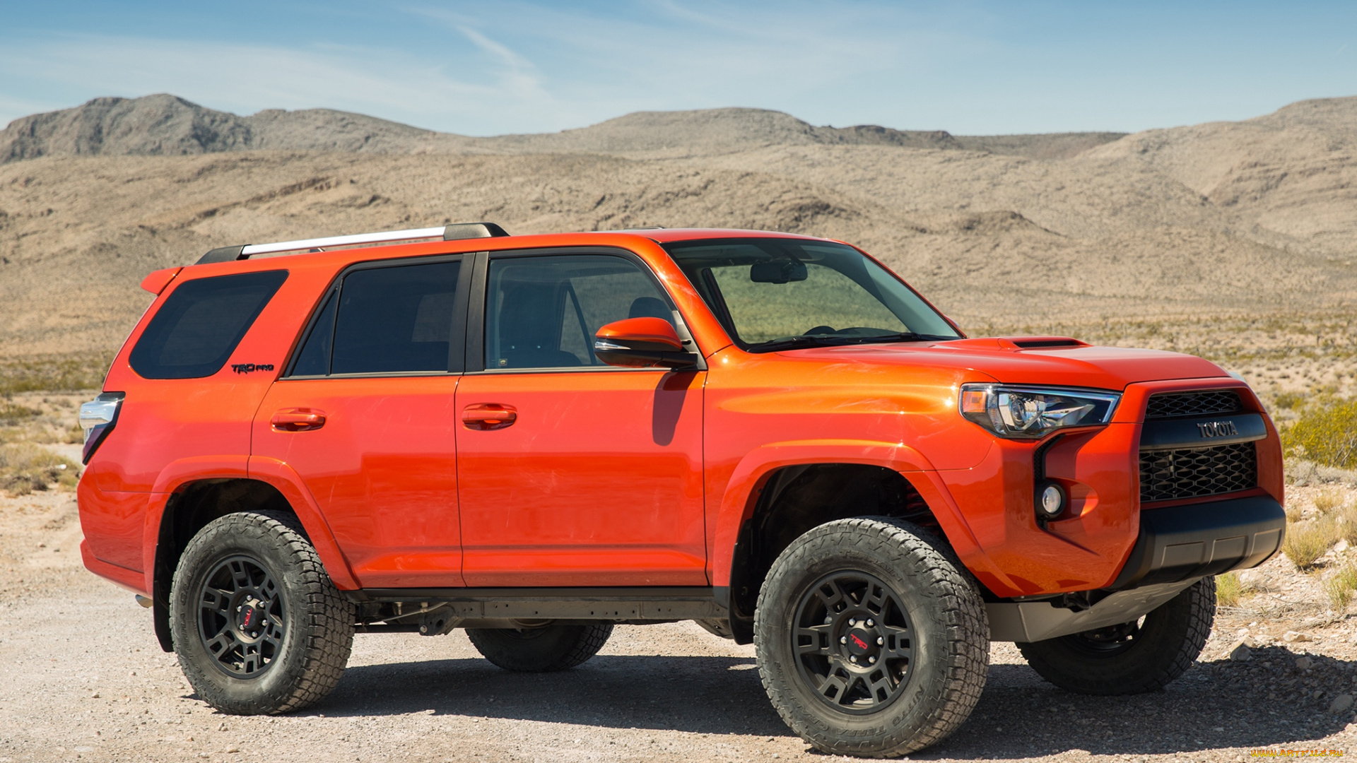 автомобили, toyota, pro, 4runner, trd, красный, 2014г