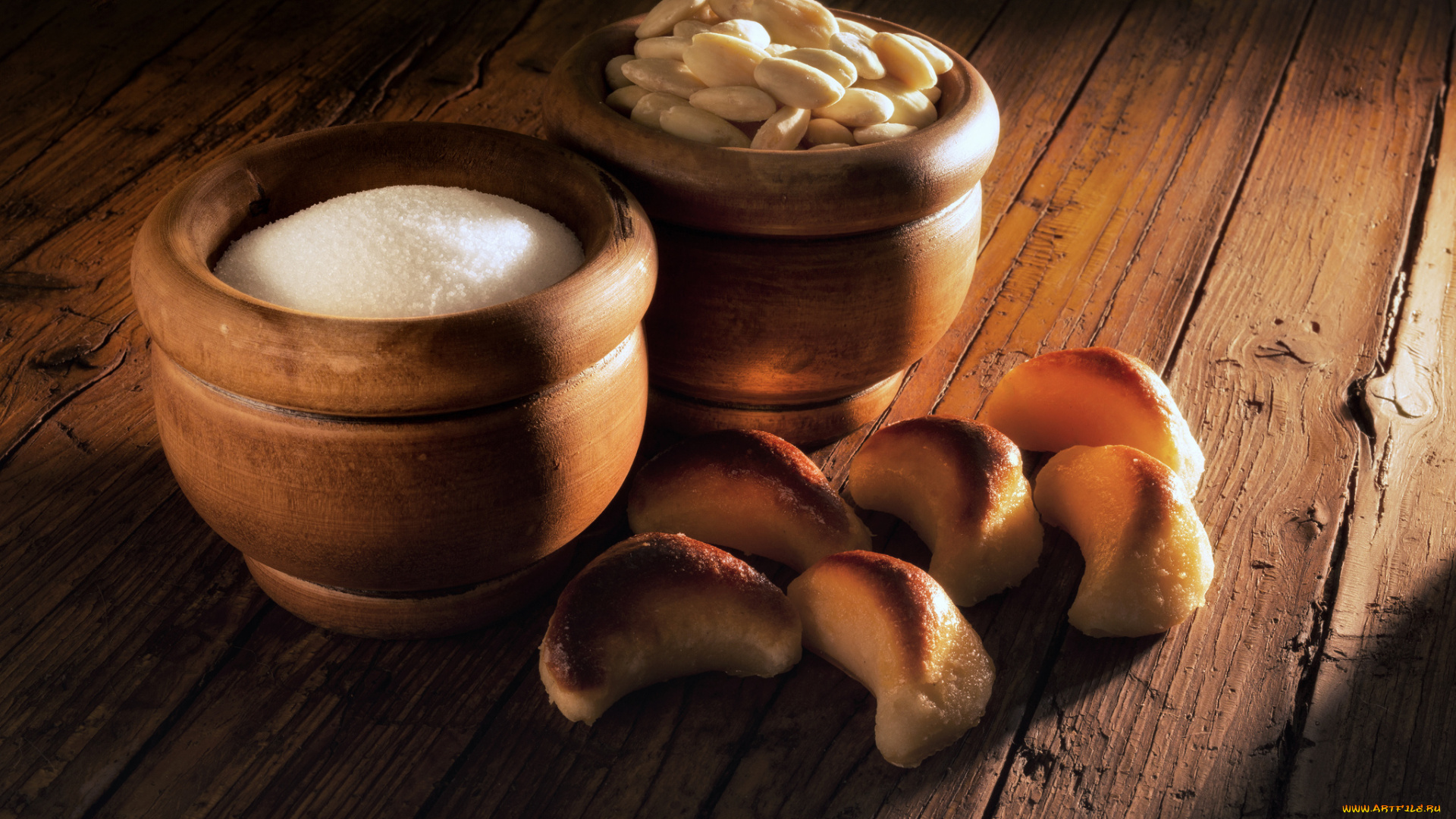 еда, хлеб, , выпечка, горшочки, тесто, сахар, булочки