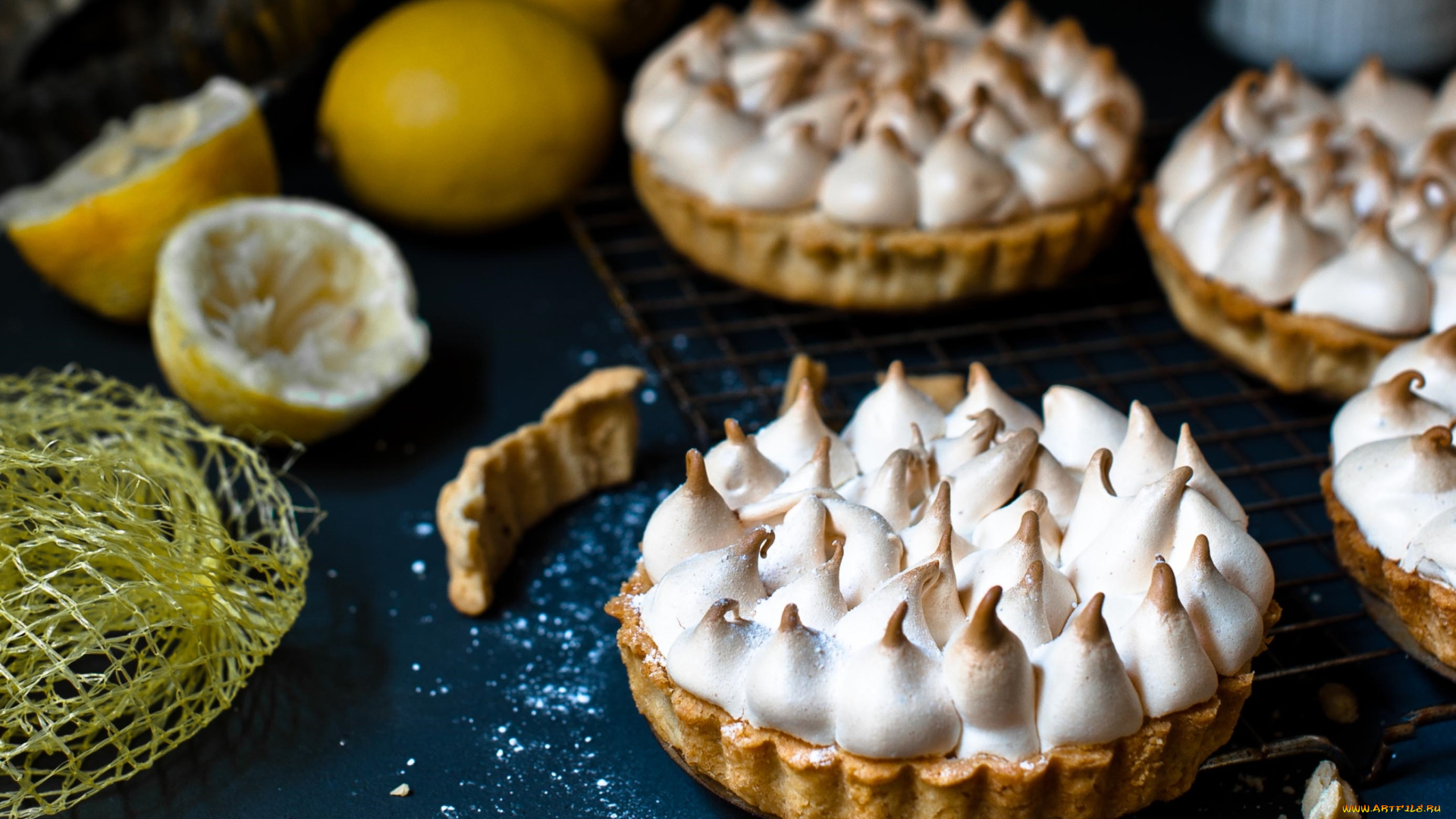 еда, пирожные, , кексы, , печенье, безе, лимон