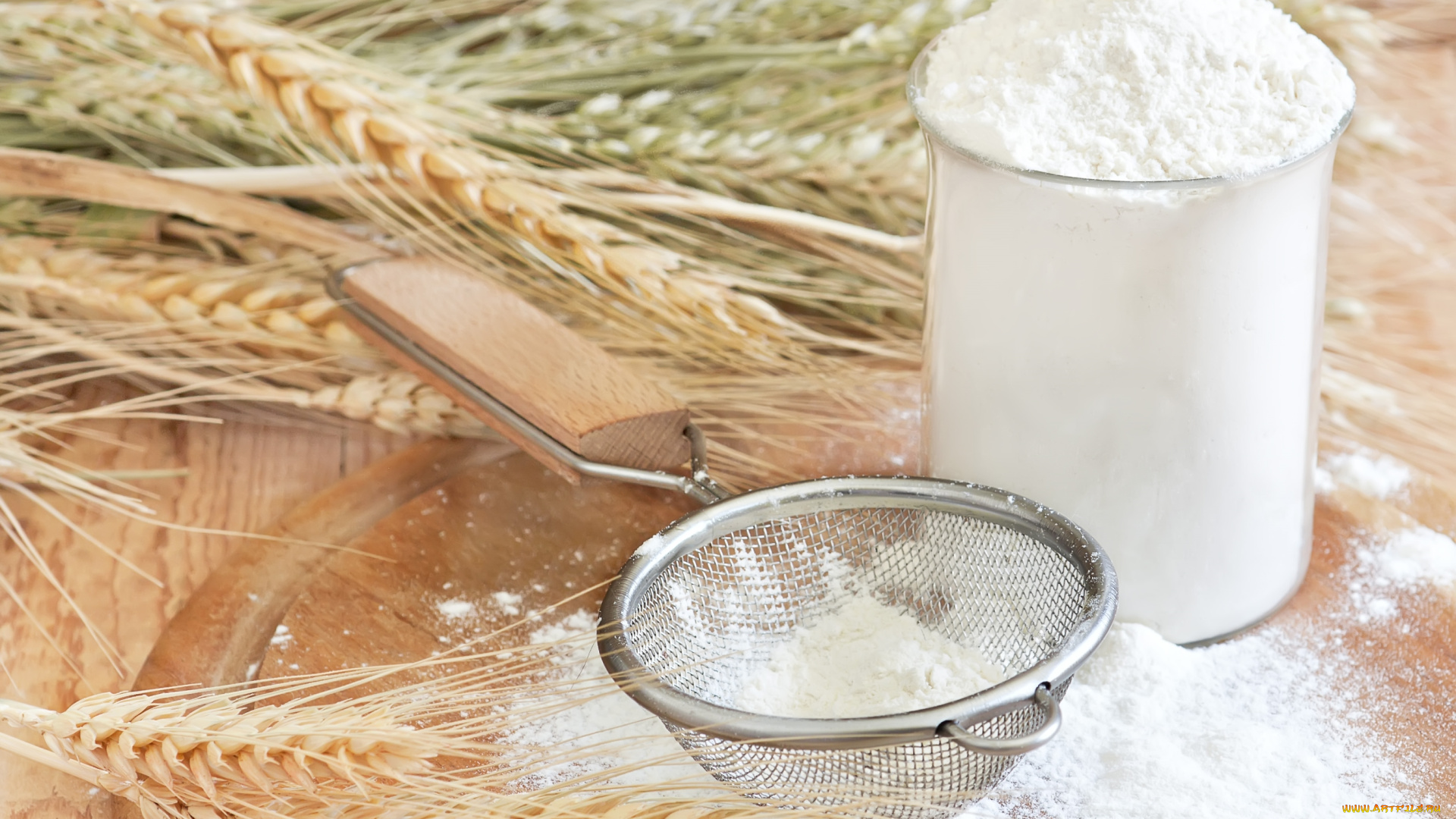 еда, разное, колоски, мука