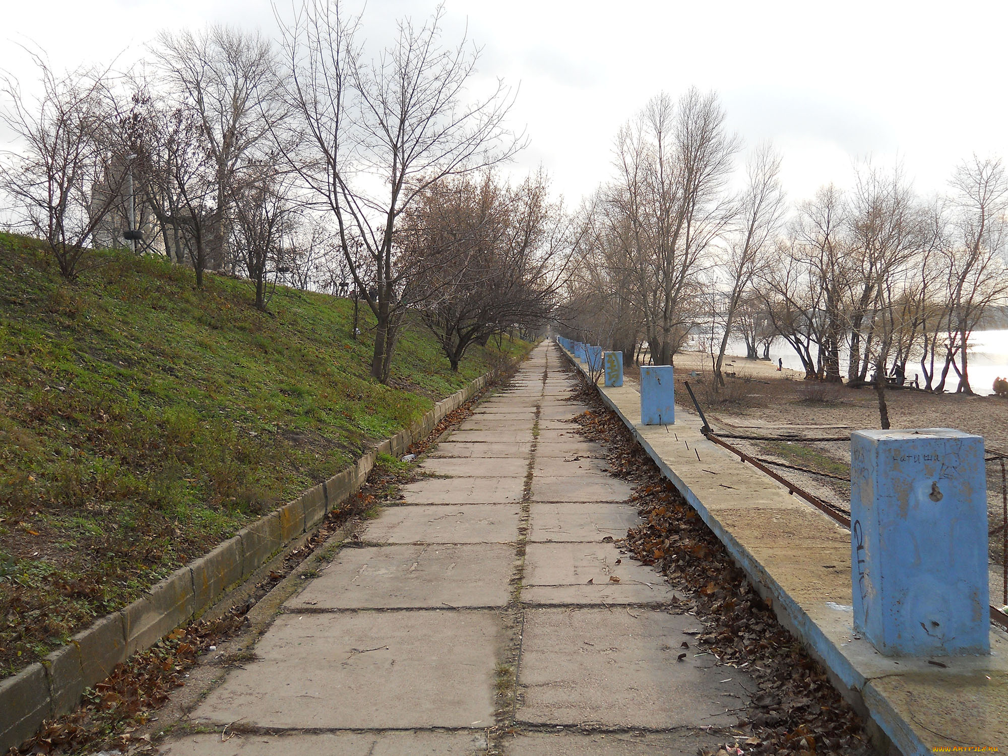 днепровская, набережная, в, киеве, природа, дороги, киев, дорога, днепровская, набережная, в, киеве, вдоль, днепра, осень, зима, украина