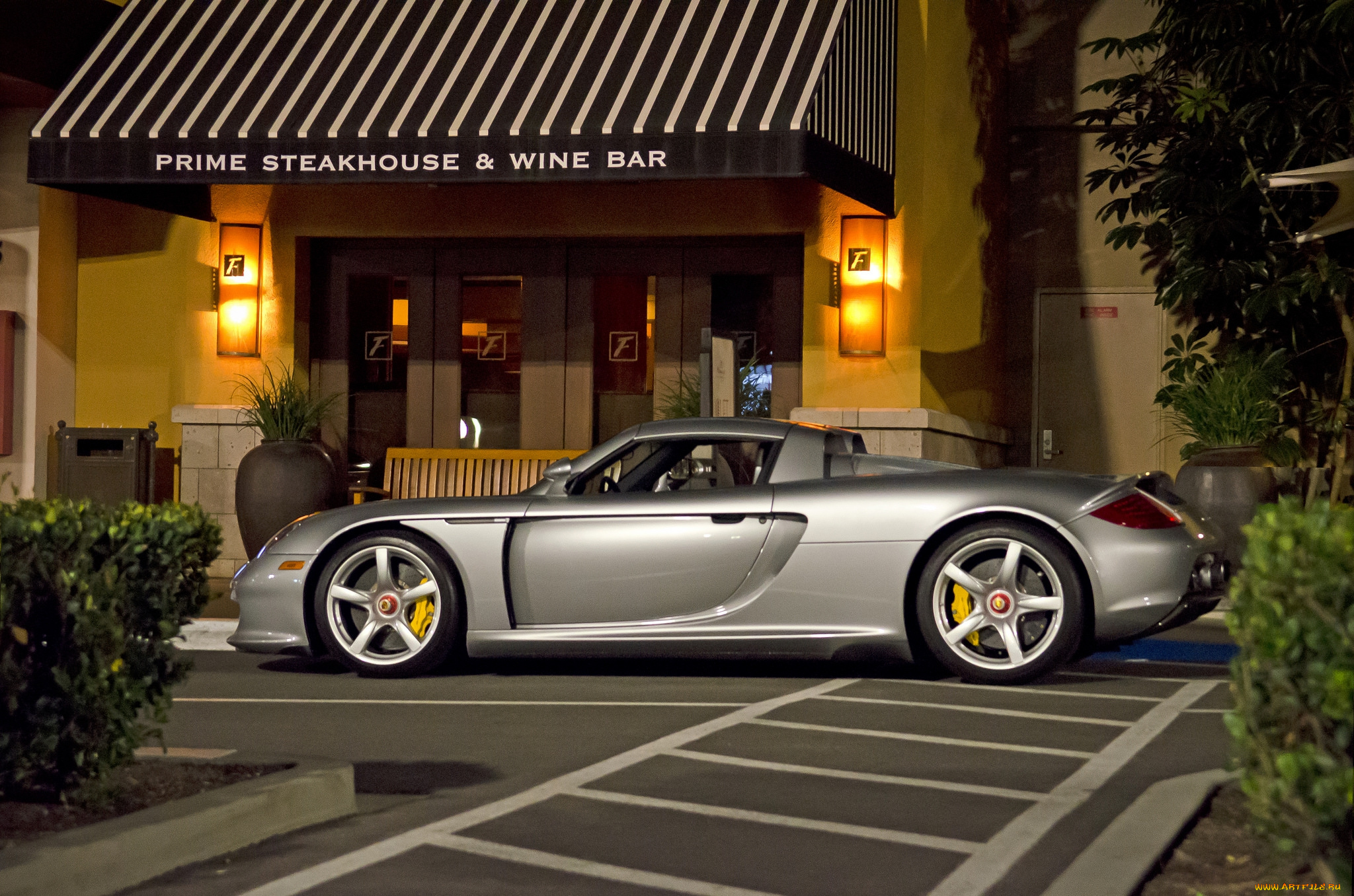 porsche, carrera, gt, at, night, автомобили, porsche, германия, спорткар