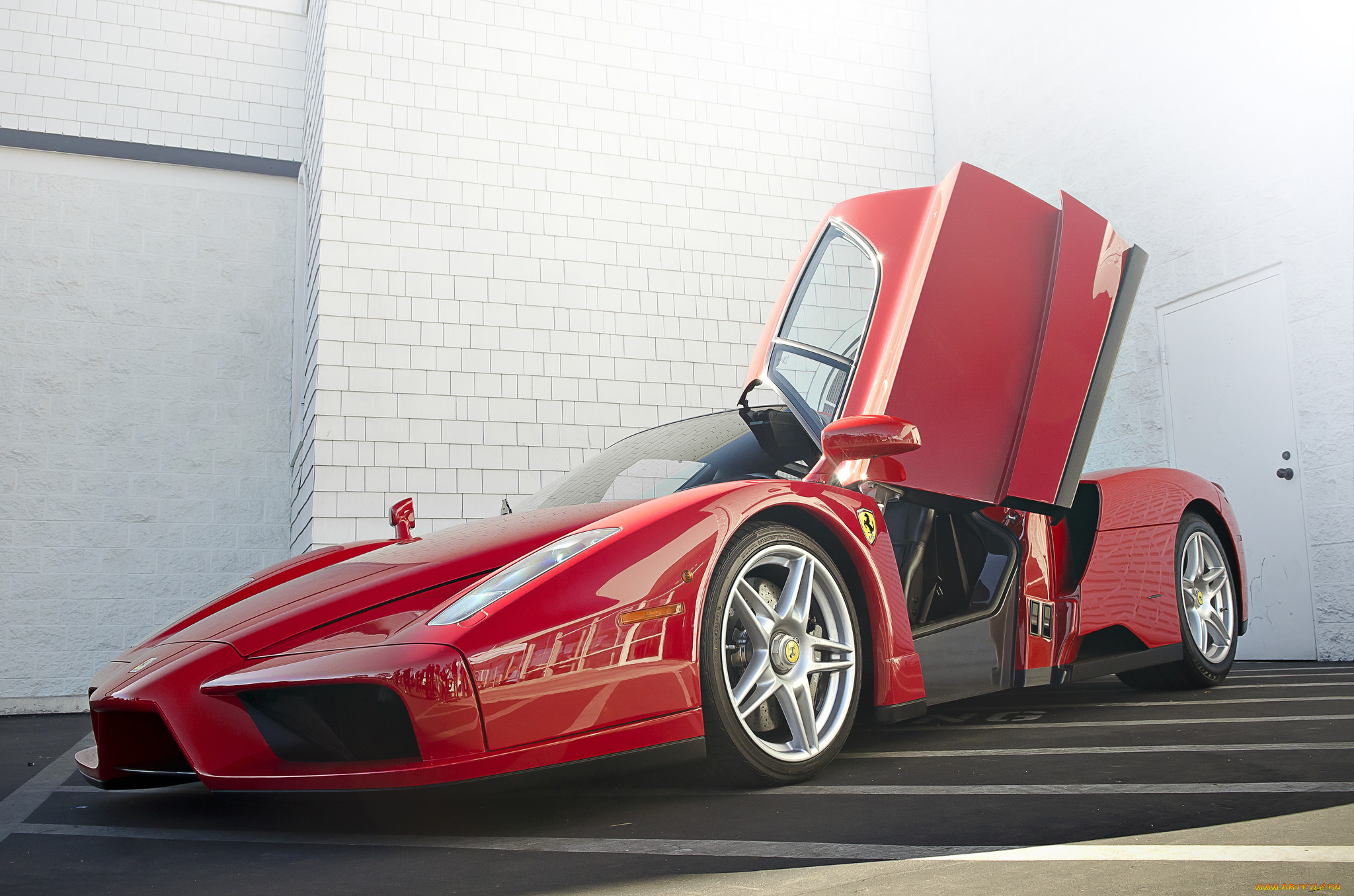 red, enzo, ferrari, автомобили, ferrari, a, p, s, гоночные, спортивные, италия