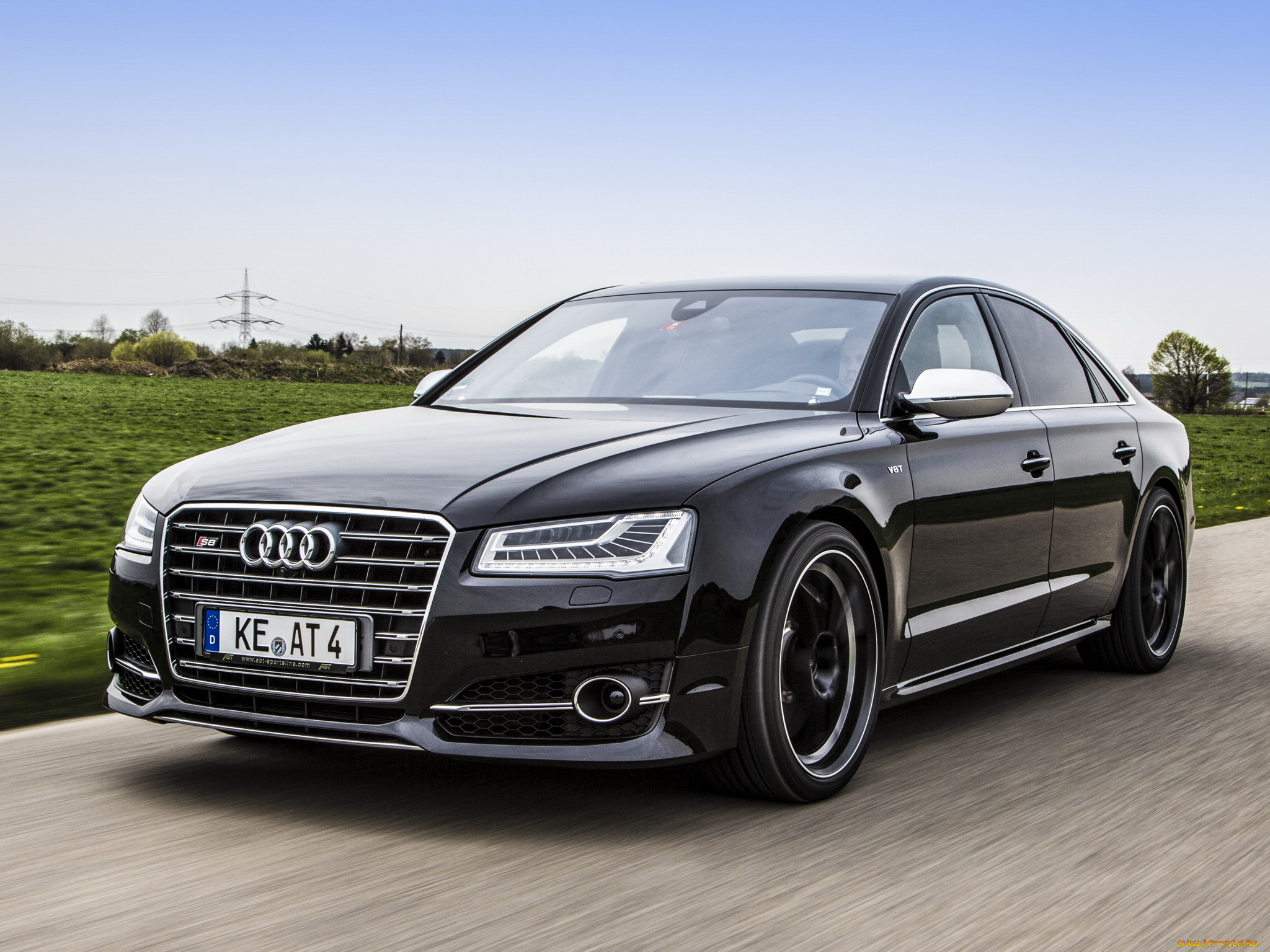 автомобили, audi, темный, 2014, d4, abt, as8