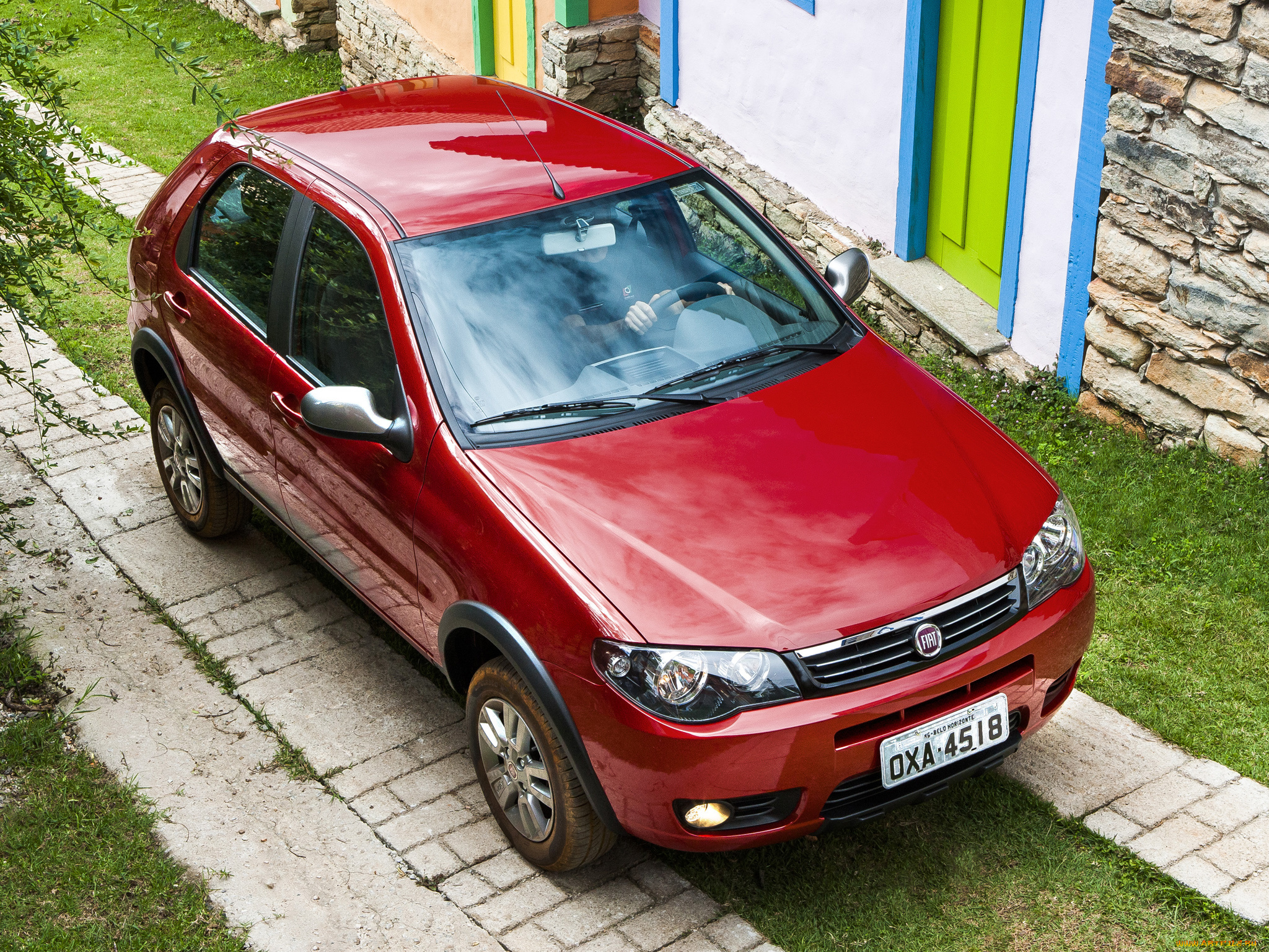 автомобили, fiat, красный, 178, way, palio, fire, 2014г