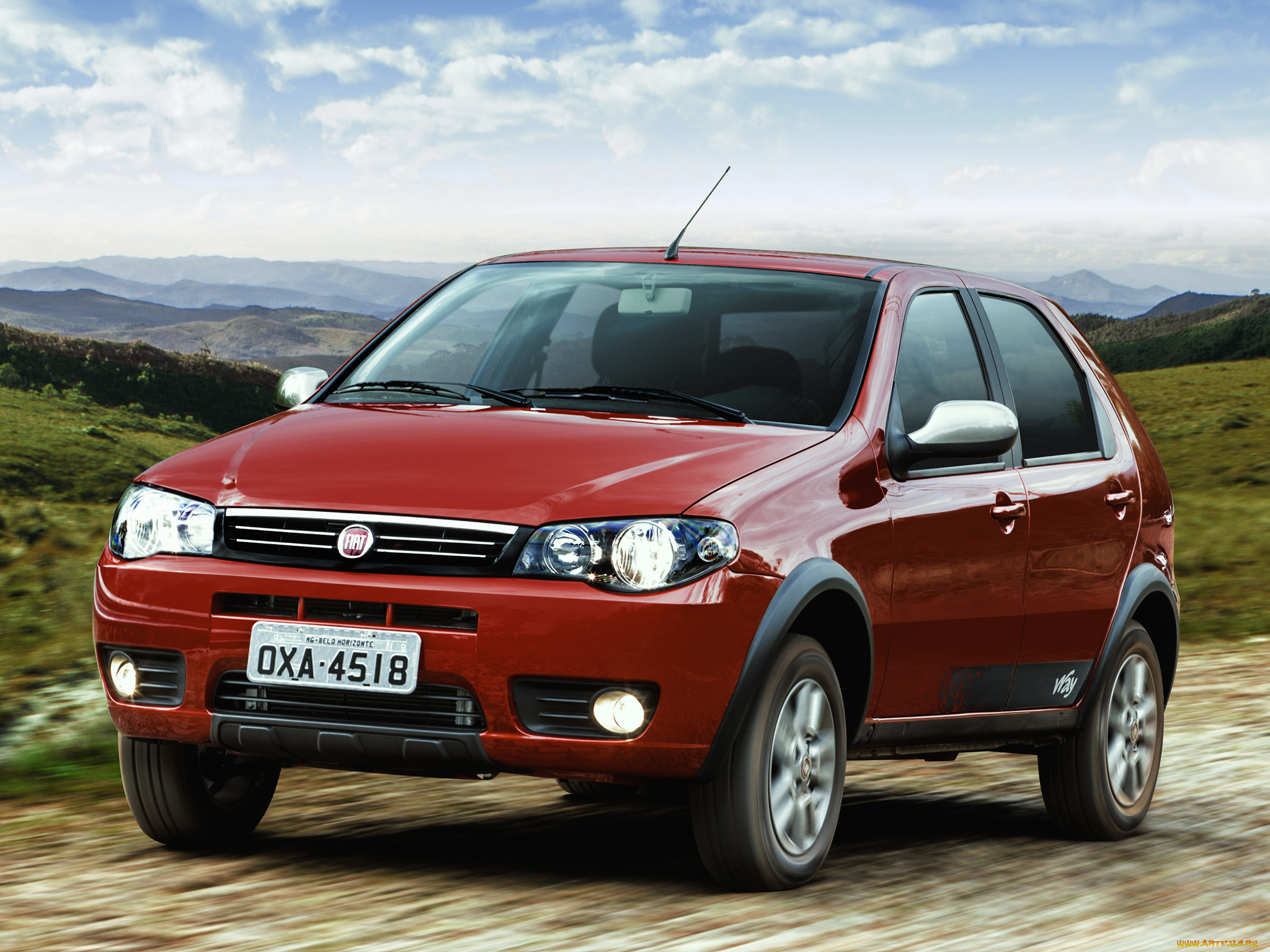 автомобили, fiat, красный, 2014г, 178, way, palio, fire