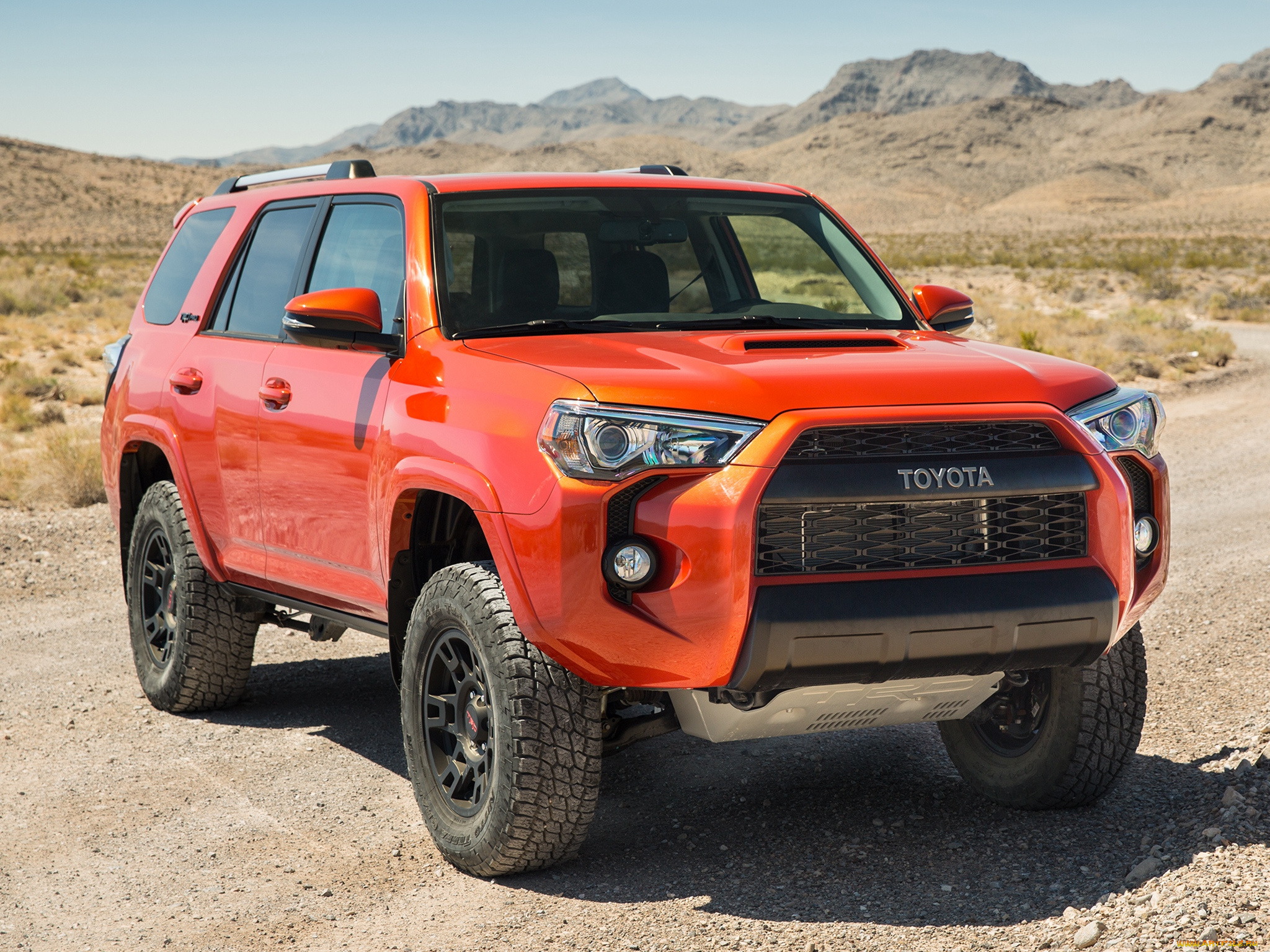 автомобили, toyota, 4runner, trd, красный, 2014г, pro
