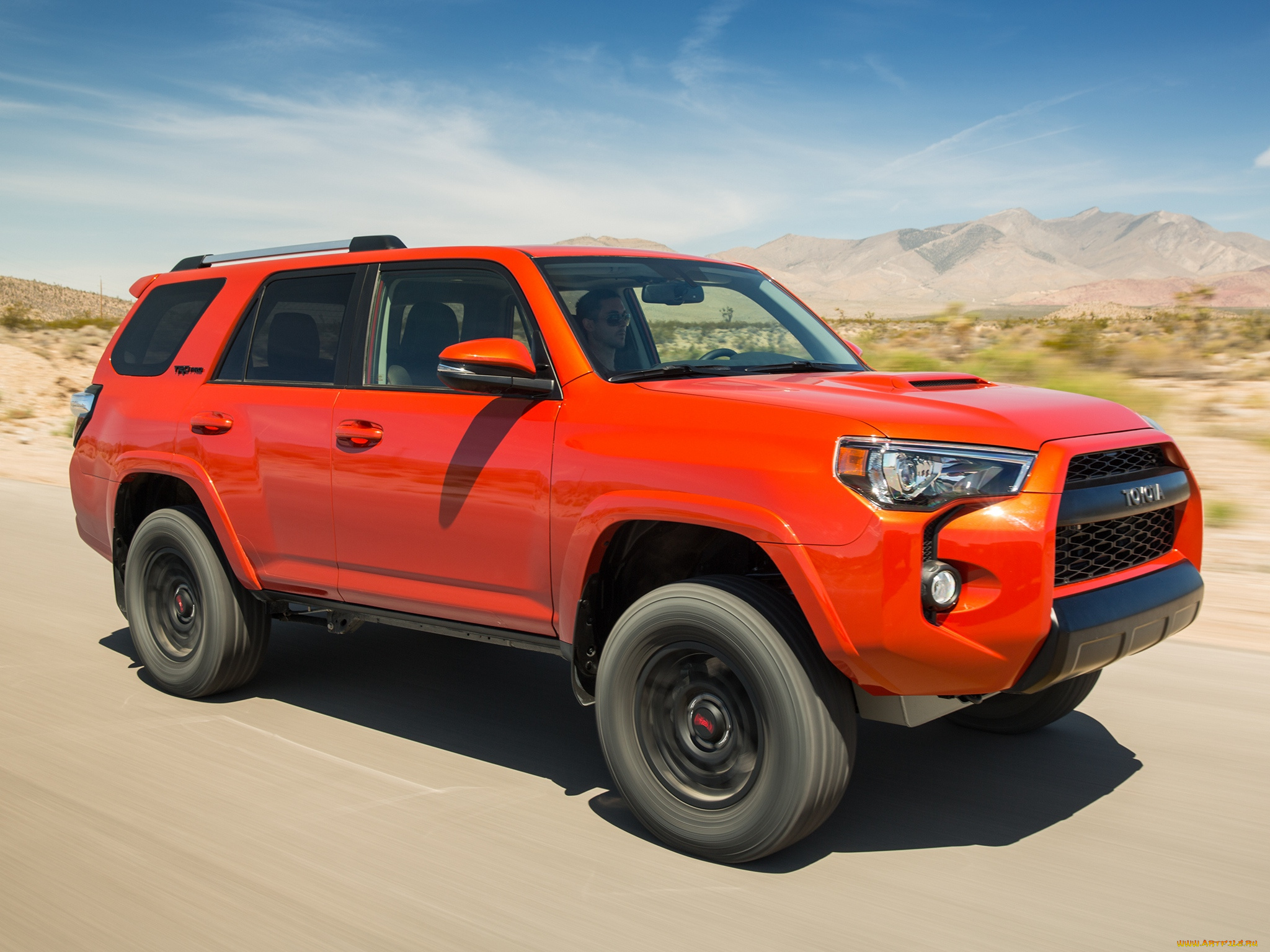 автомобили, toyota, красный, 2014г, pro, 4runner, trd