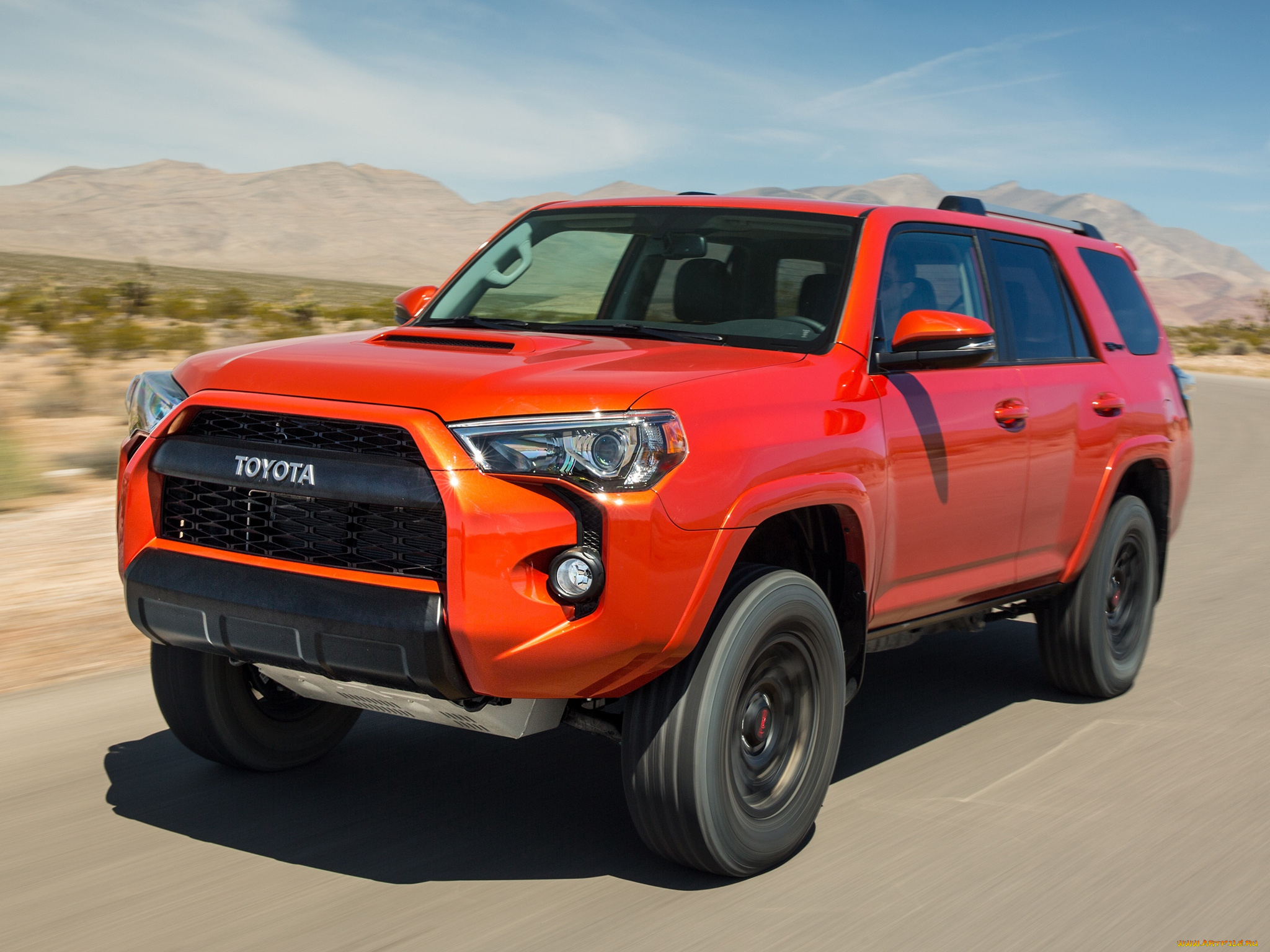 автомобили, toyota, красный, 2014г, pro, 4runner, trd