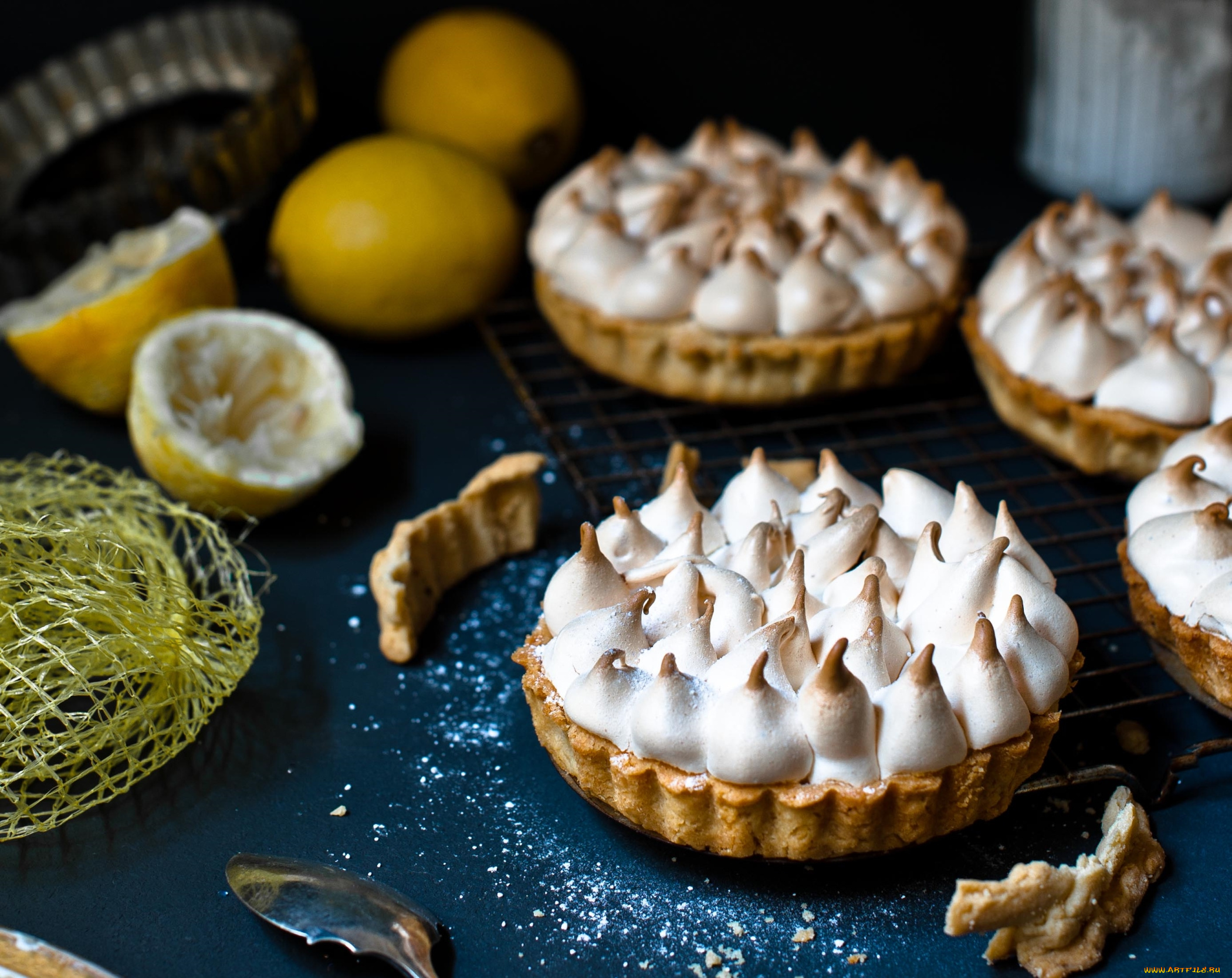 еда, пирожные, , кексы, , печенье, безе, лимон