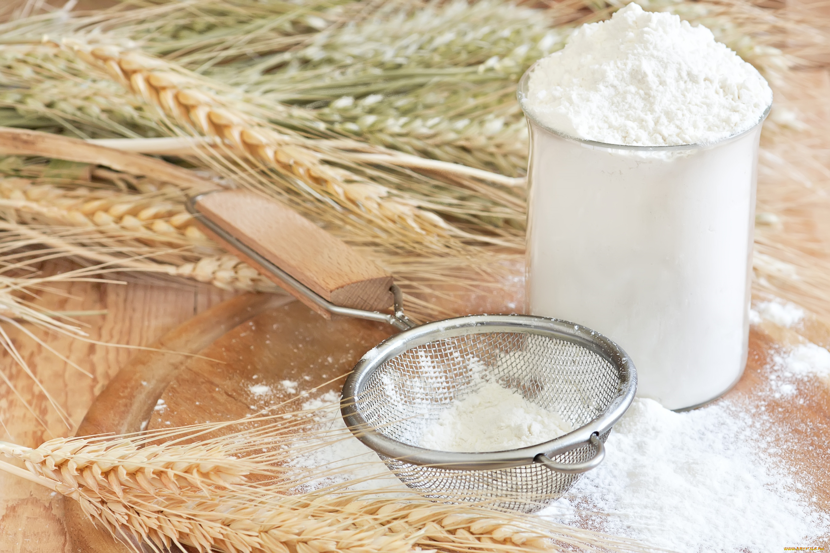 еда, разное, колоски, мука