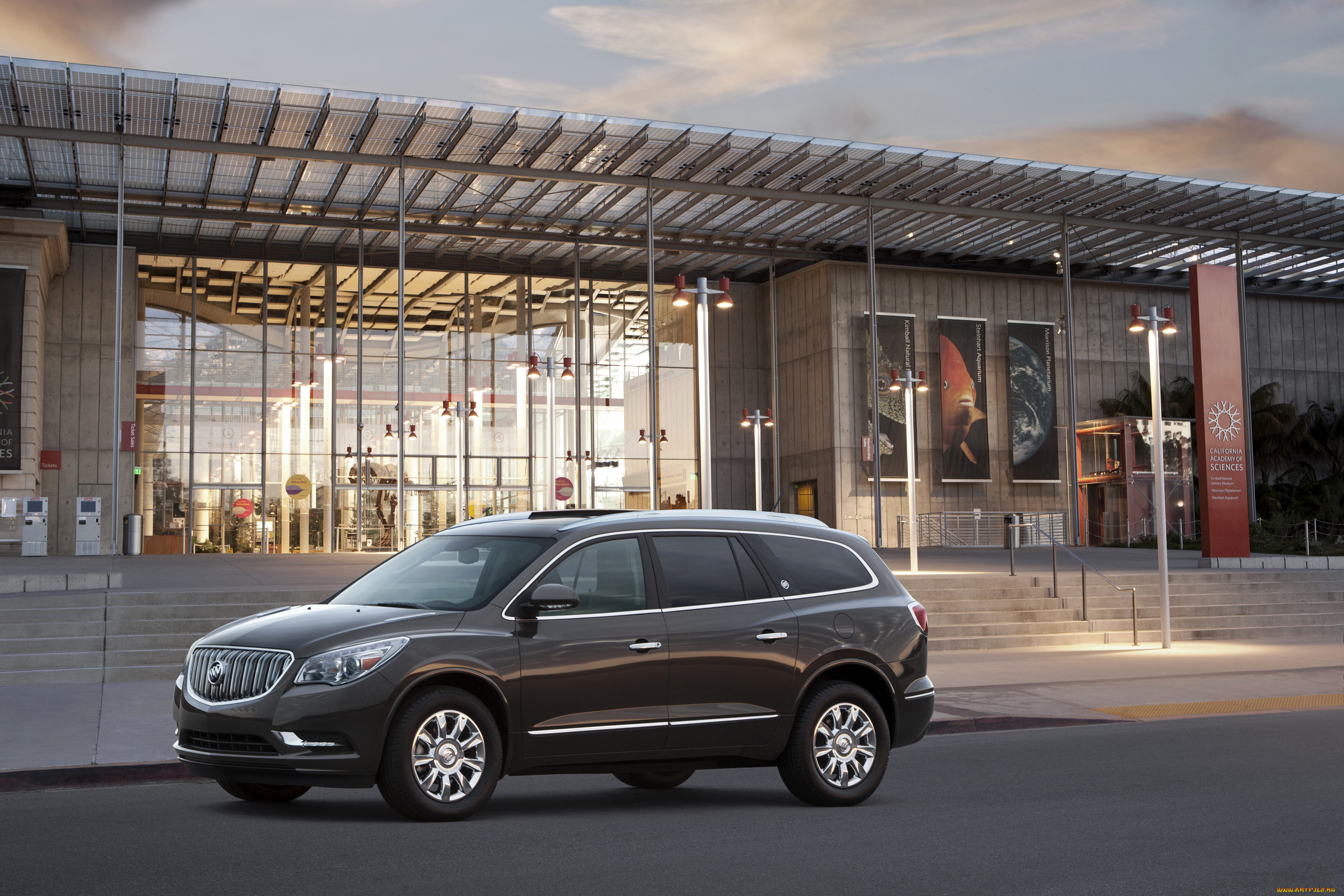 2014, buick, enclave, автомобили, buick, серый, enclave