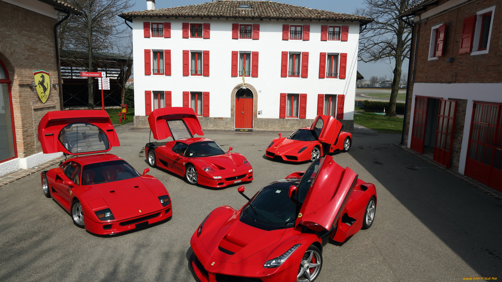 автомобили, ferrari, enzo, f50, laferrari, f40