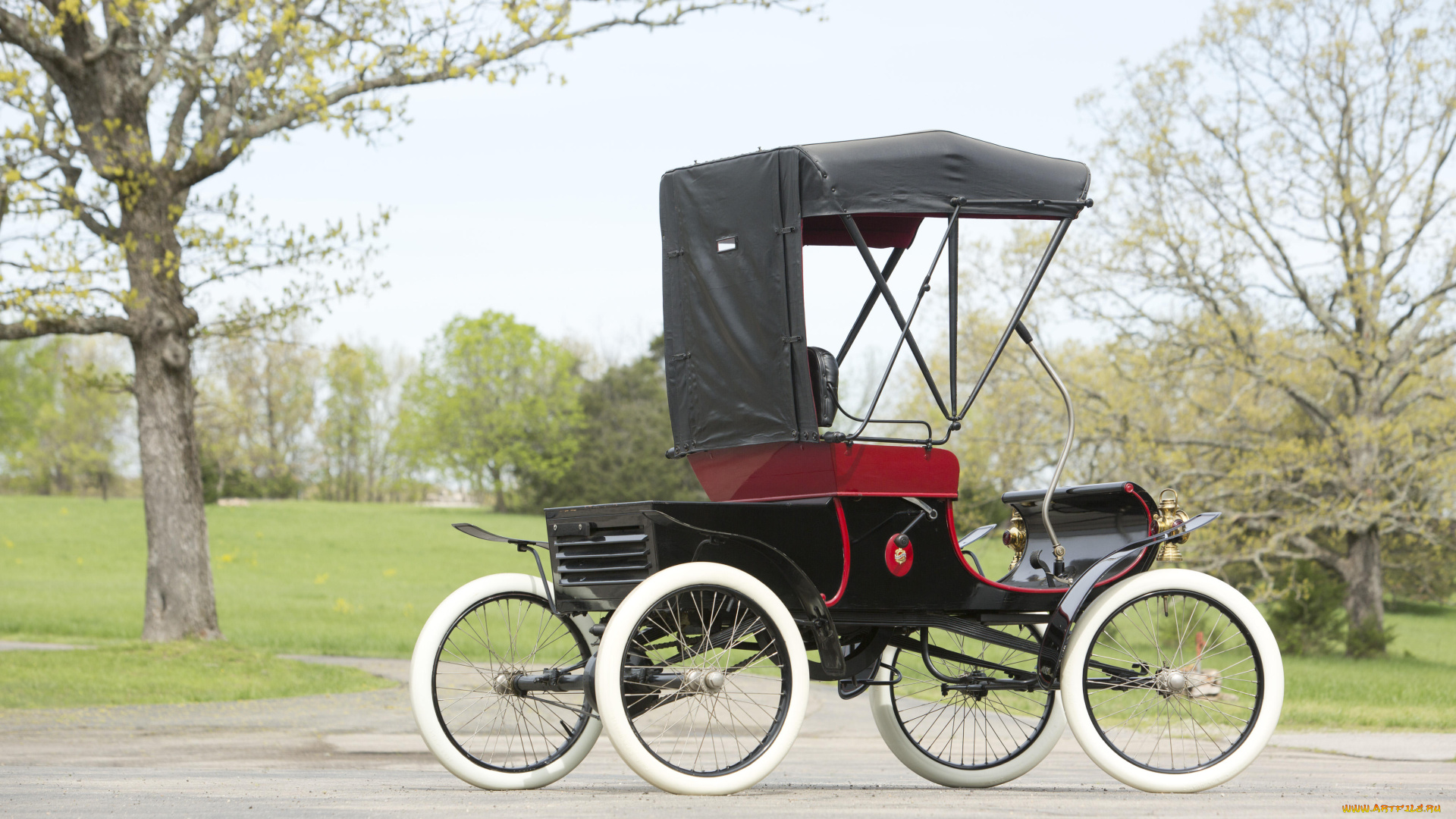 автомобили, классика, oldsmobile, model, r, curved, dash, runabout, 1902г