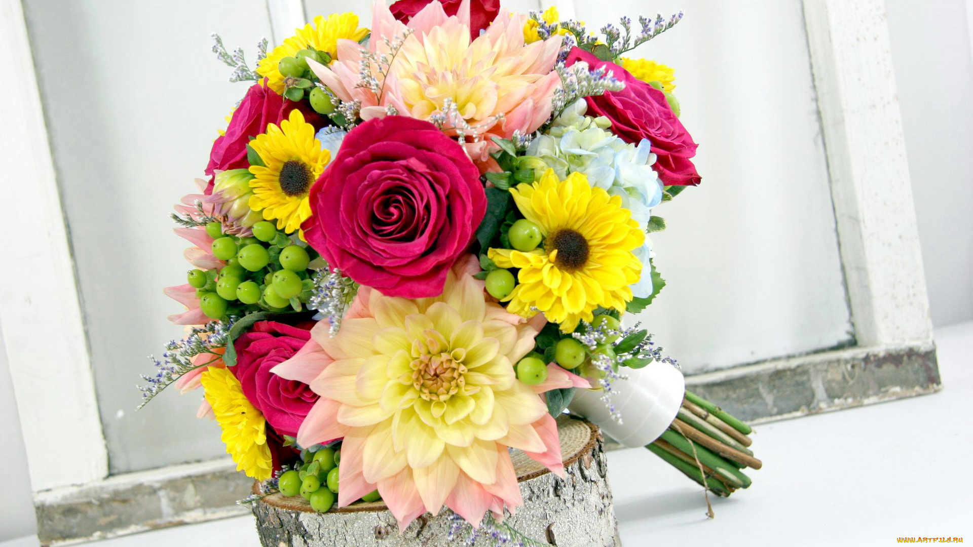 цветы, букеты, , композиции, хризантемы, георгины, розы