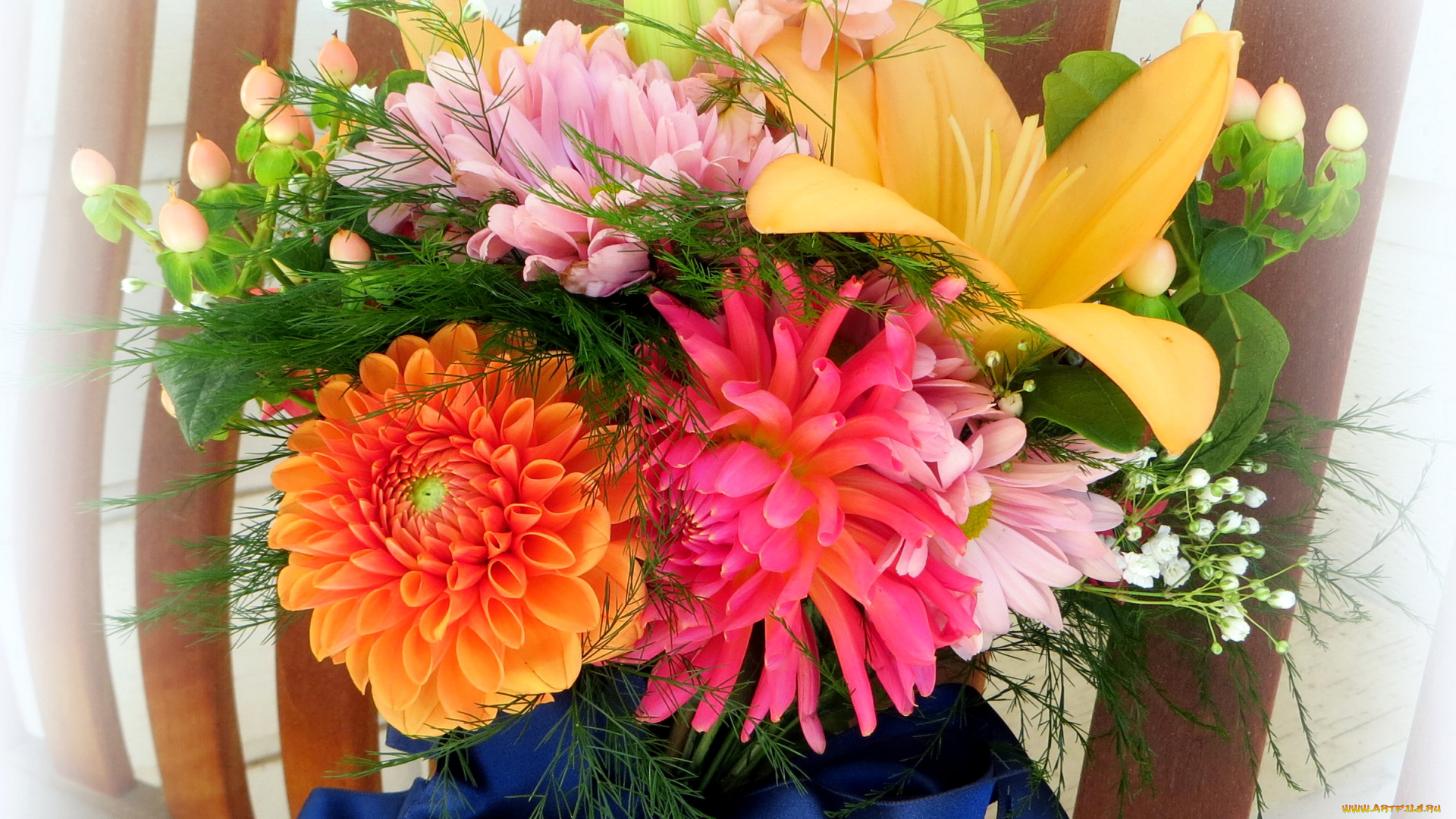 цветы, букеты, , композиции, лилии, букет, георгины