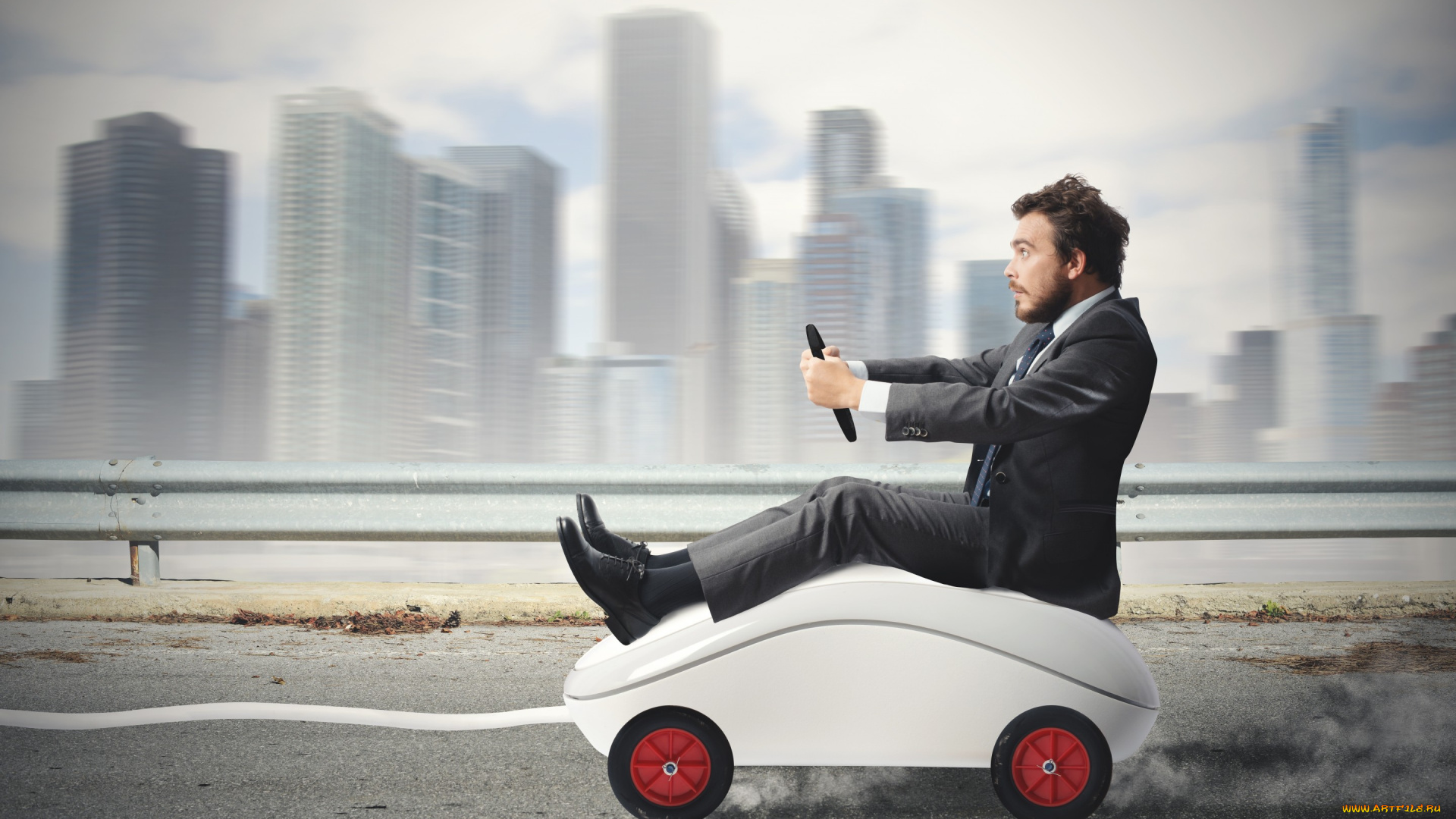 юмор, и, приколы, авто, мужчина, транспорт, мышь, город, дорога