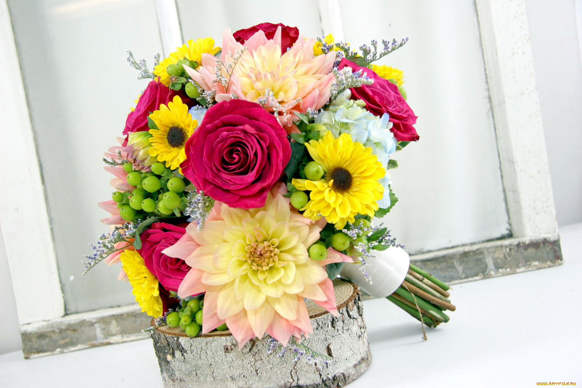 цветы, букеты, , композиции, хризантемы, георгины, розы