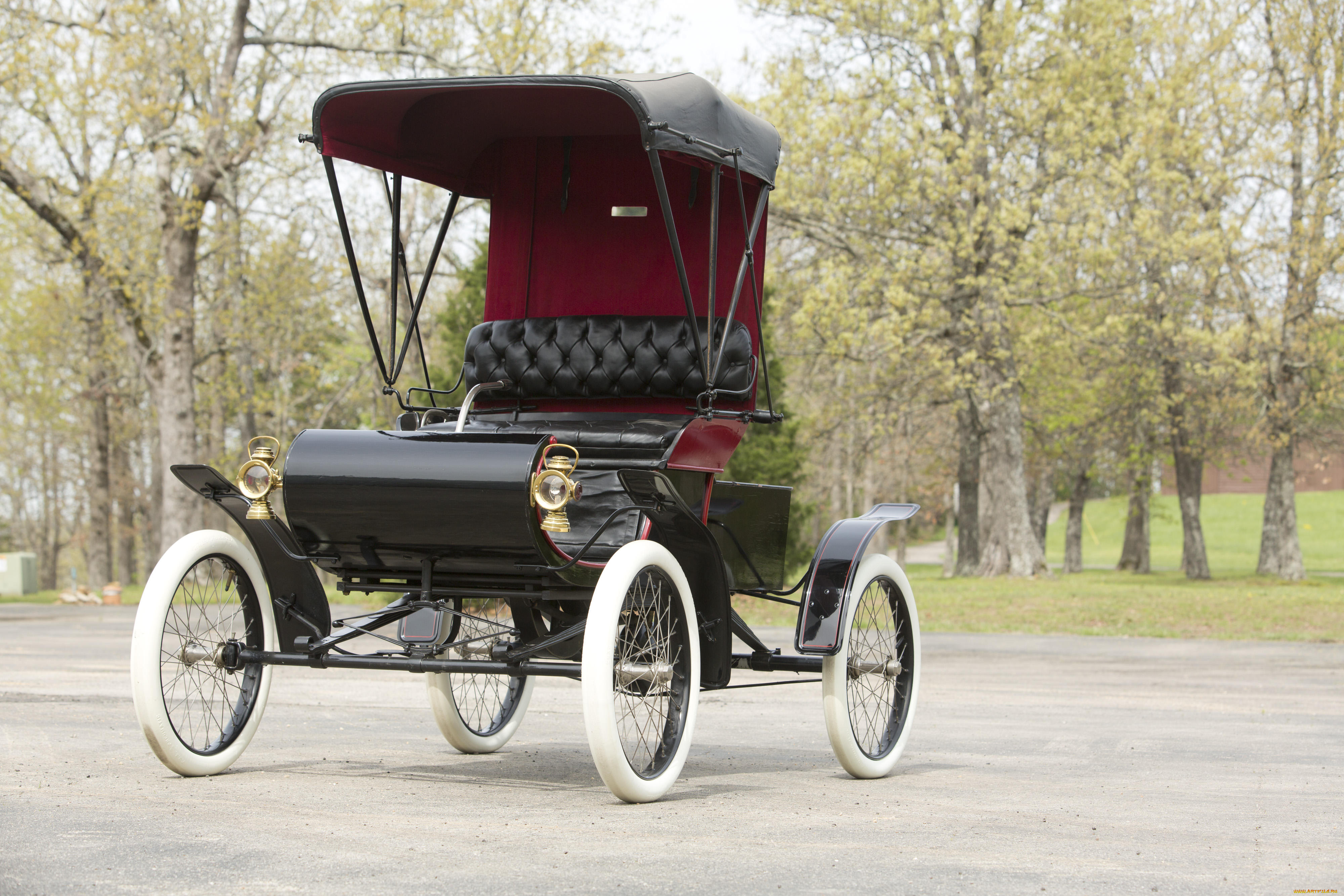 автомобили, классика, oldsmobile, model, r, curved, dash, runabout, 1902г