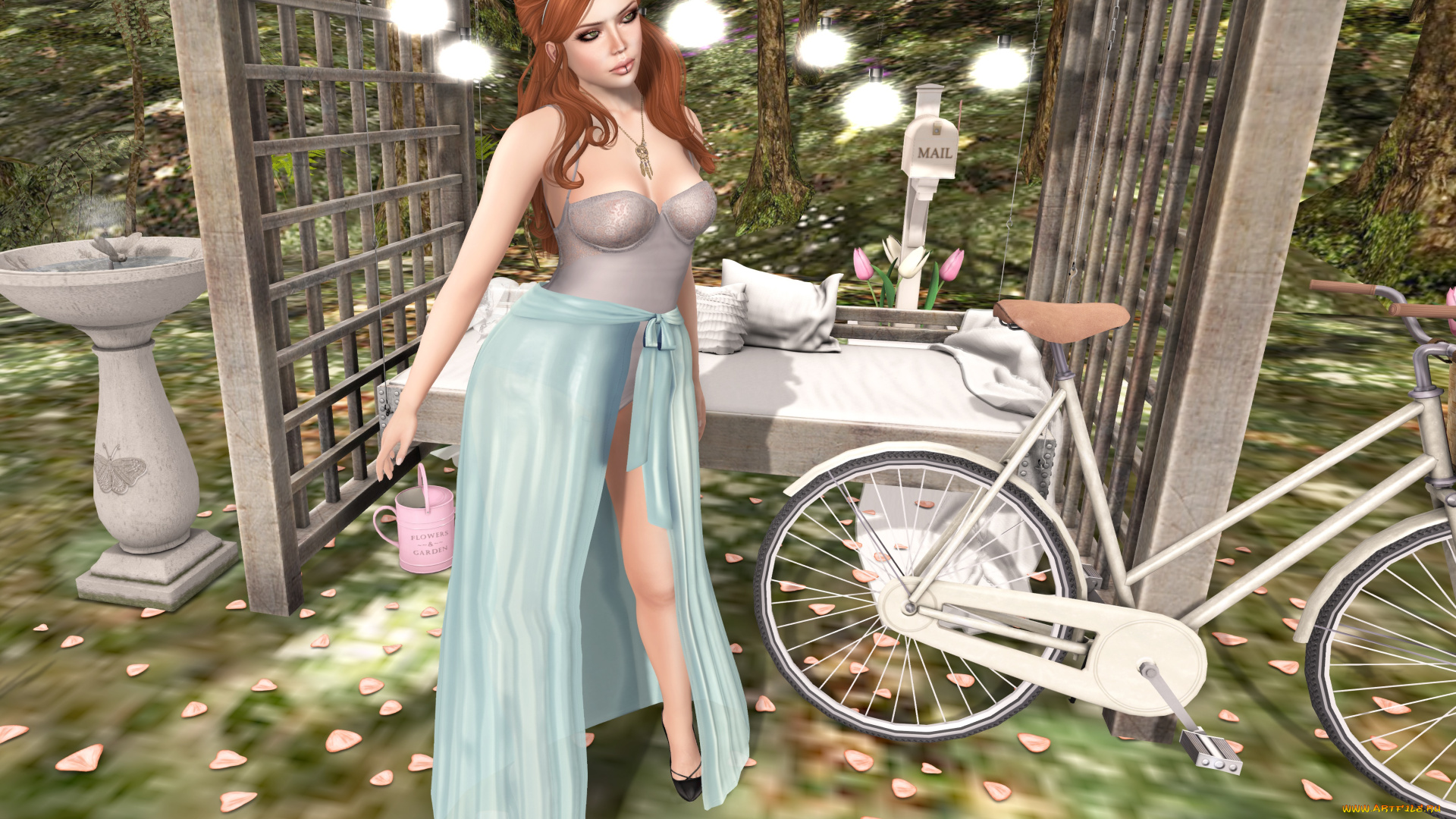 3д, графика, люди, , people, девушка, фон, взгляд