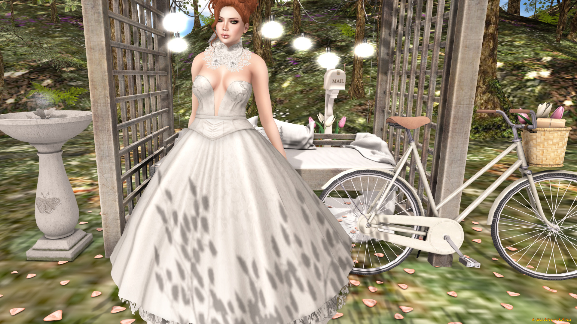 3д, графика, люди, , people, девушка, фон, взгляд