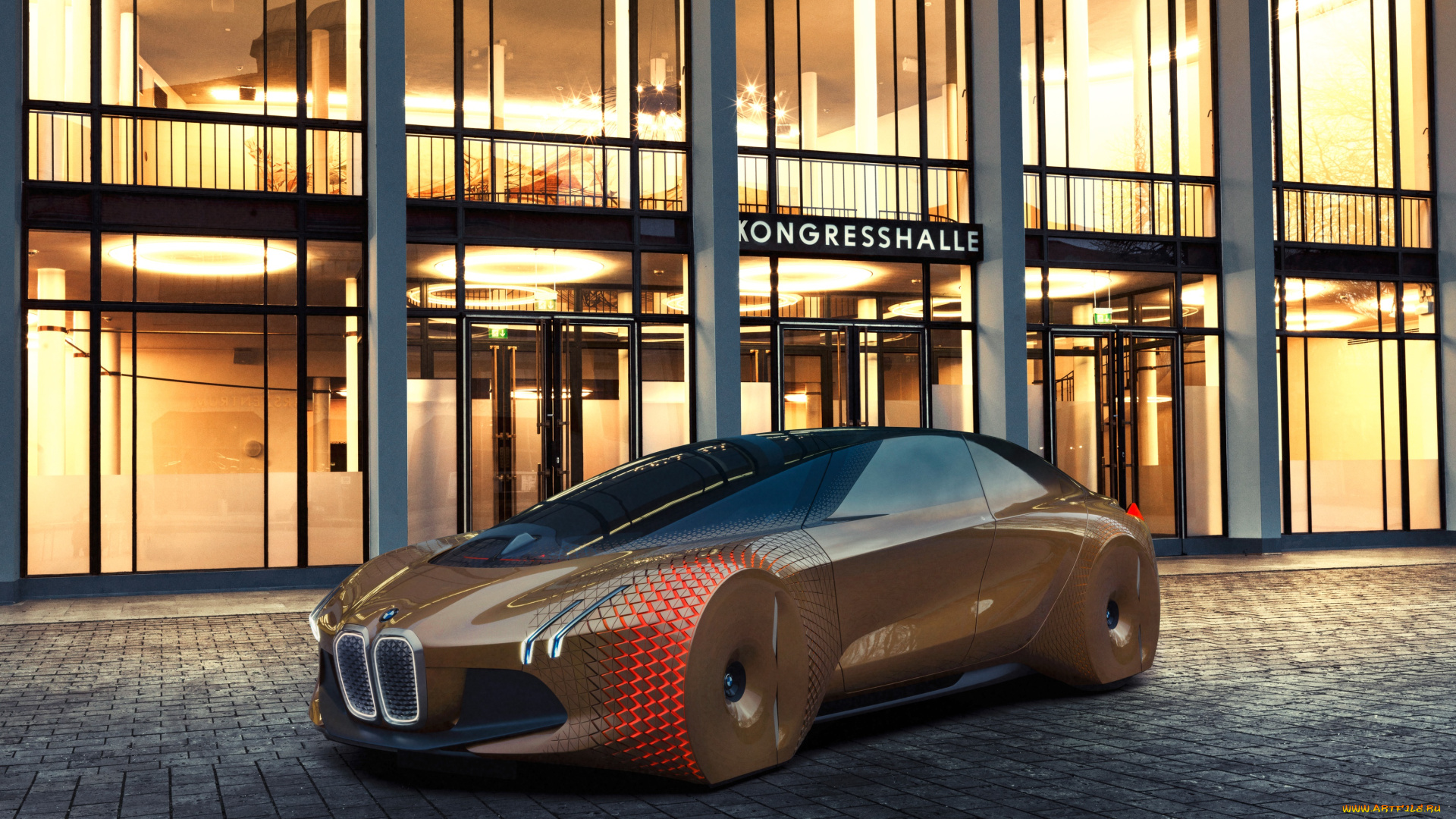 автомобили, bmw, vision, next, 100, 2016г
