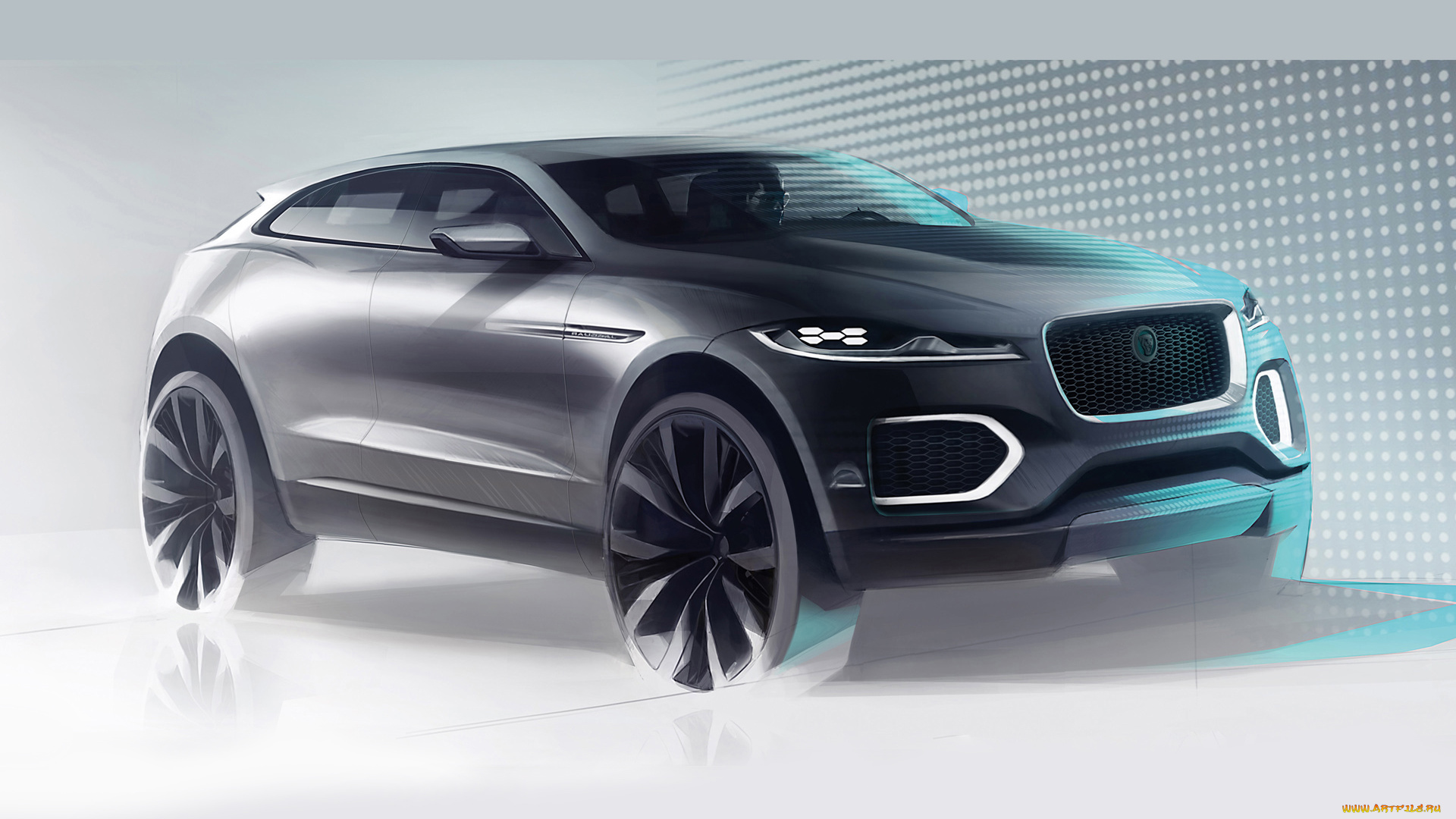 jaguar, c-x17, sports, crossover, concept, 2013, автомобили, 3д, jaguar, 2013, concept, crossover, sports, c-x17
