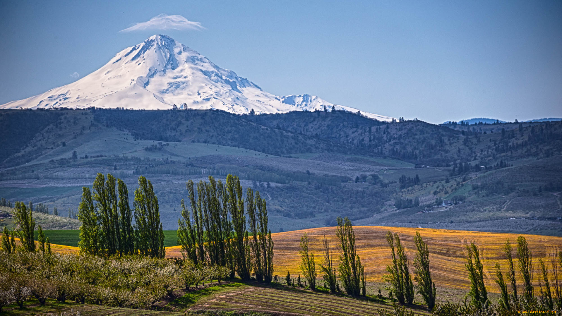 природа, горы, простор