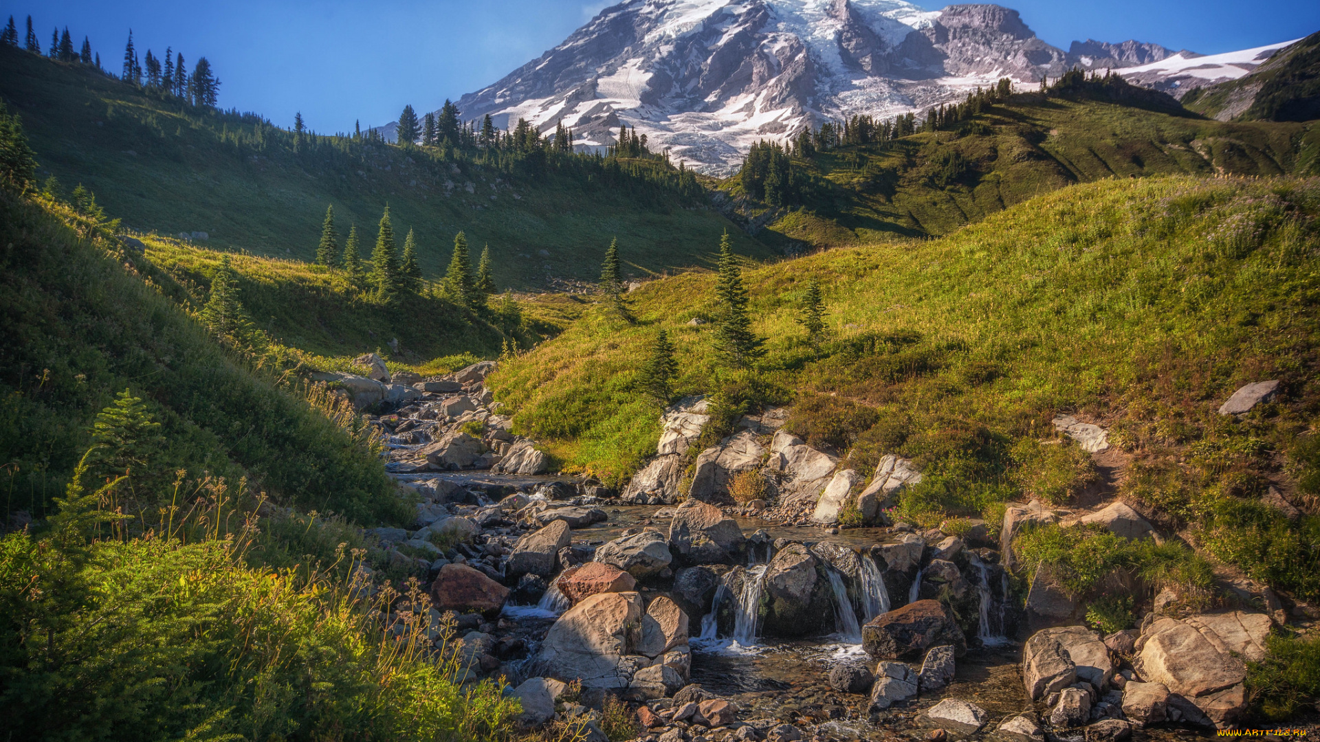 природа, горы, простор