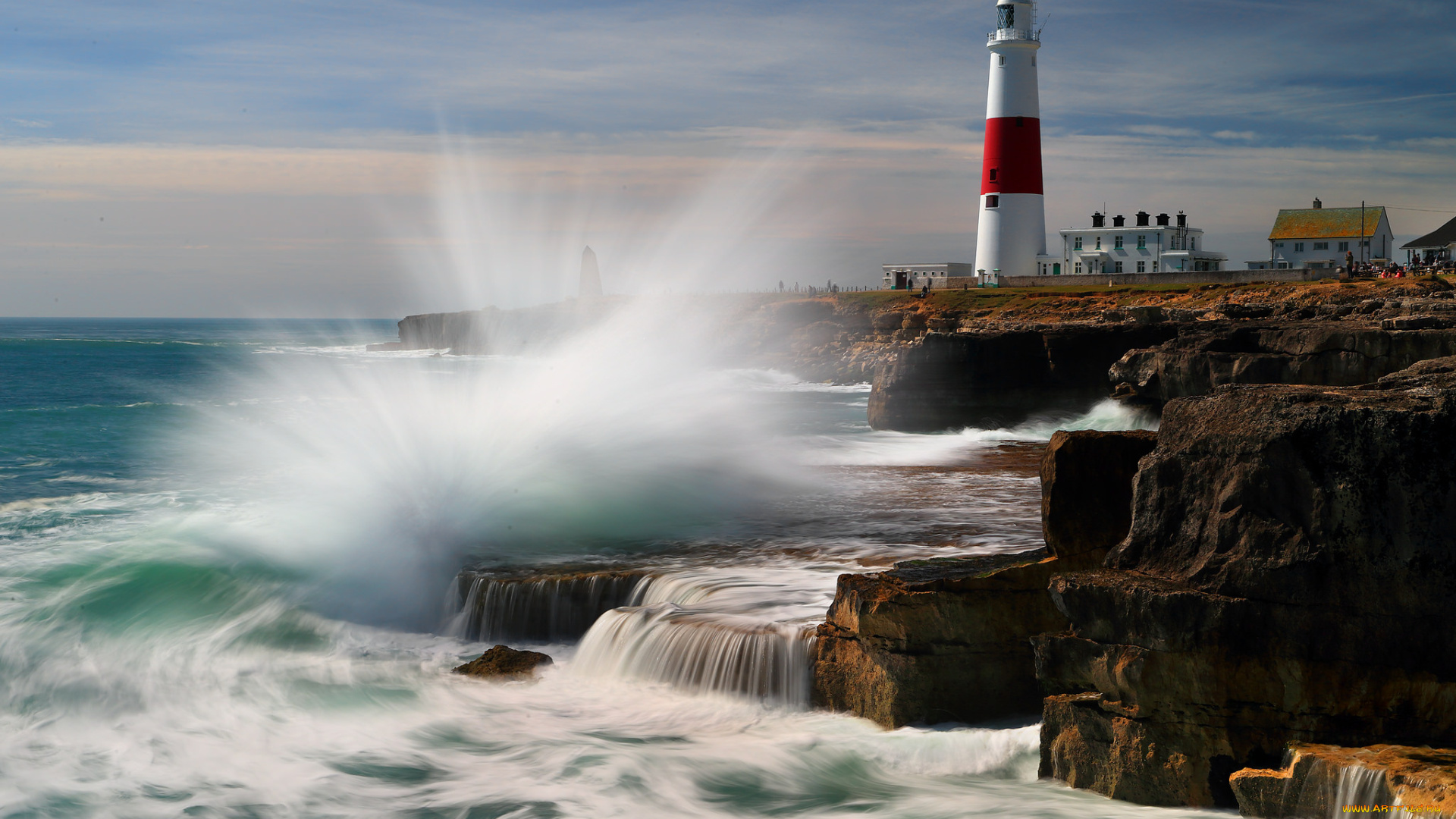 природа, маяки, маяк, побережье