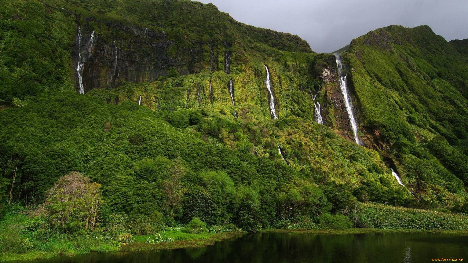 природа, водопады