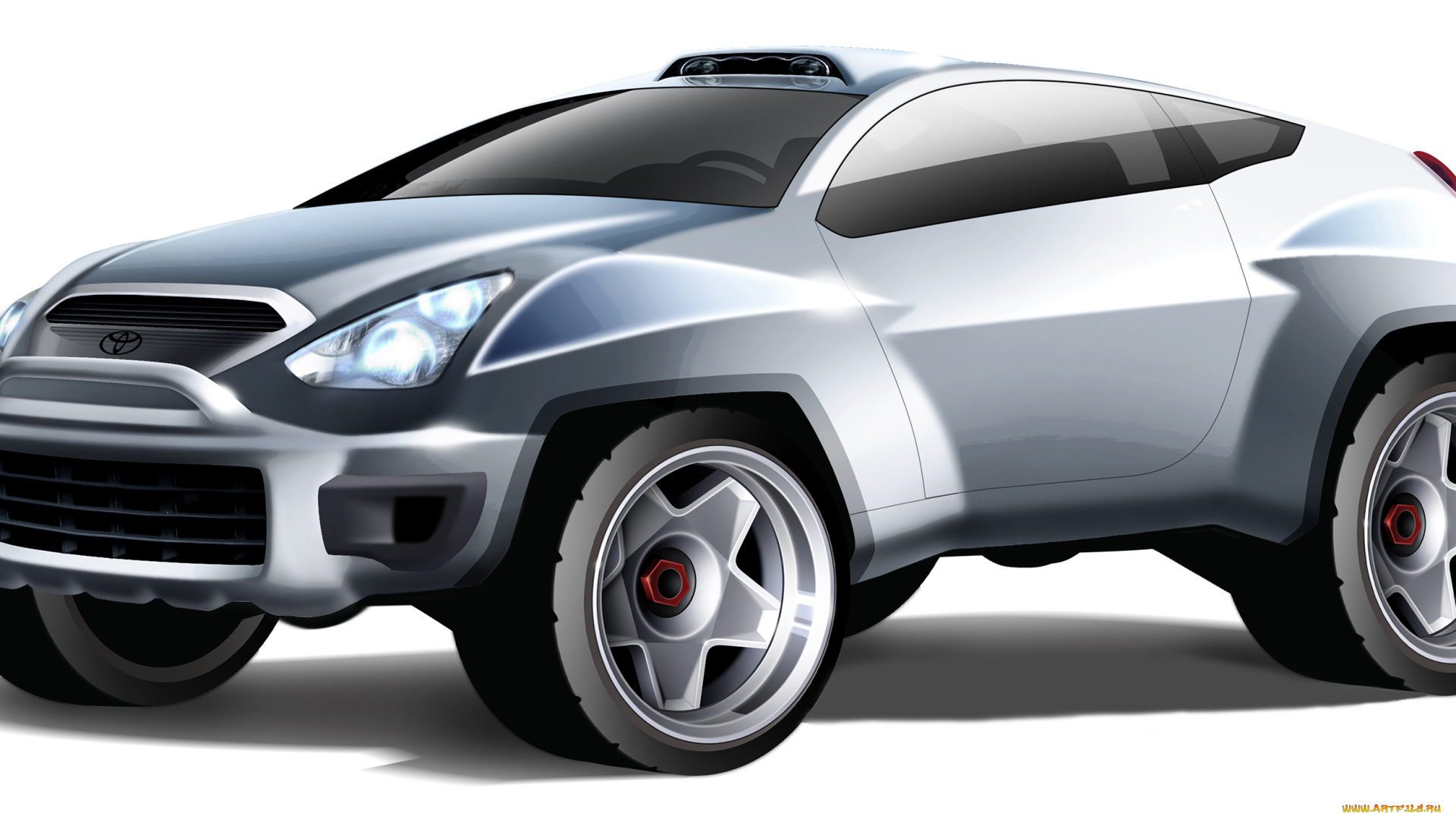 toyota, rsc, concept, 2001, автомобили, 3д, 2001, concept, rsc, toyota, графика, кроссовер, внедорожник