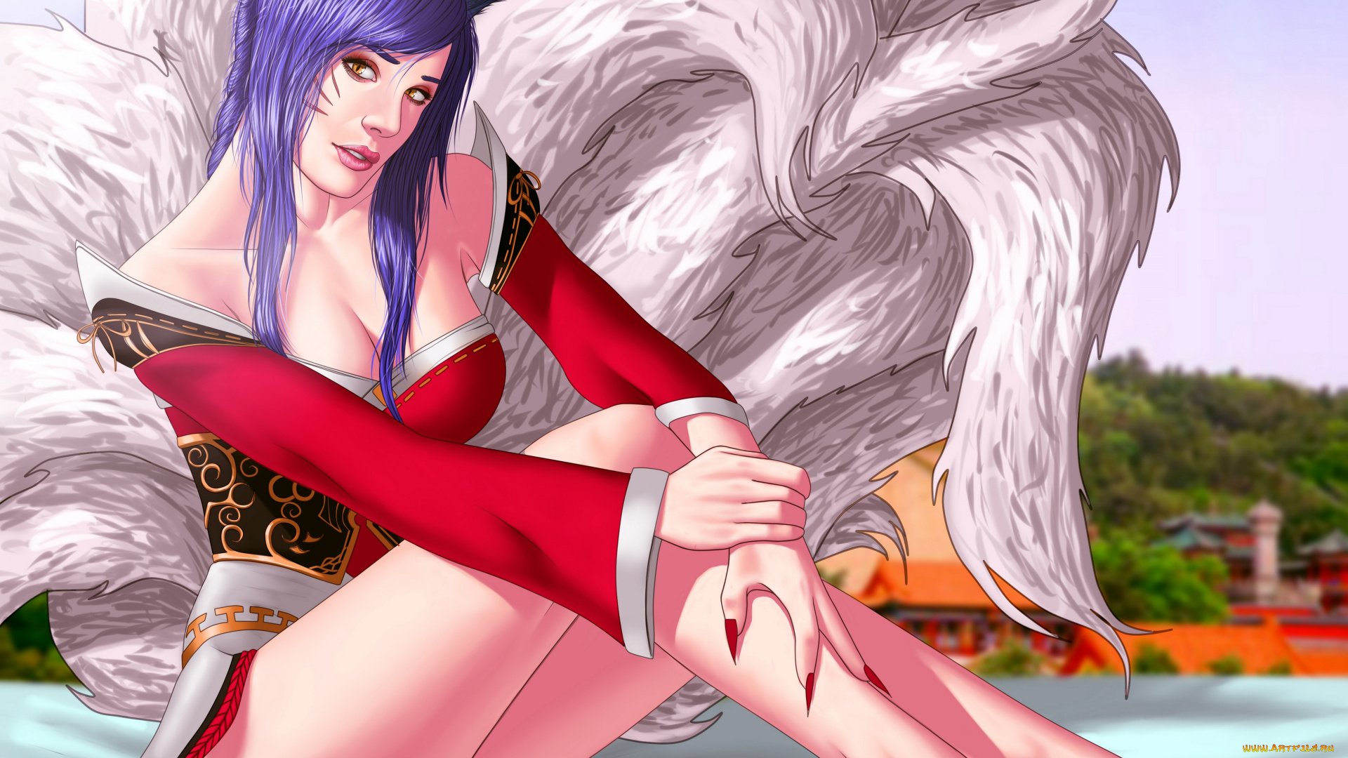 видео, игры, league, of, legends, league, of, legends, action, ролевая, ahri