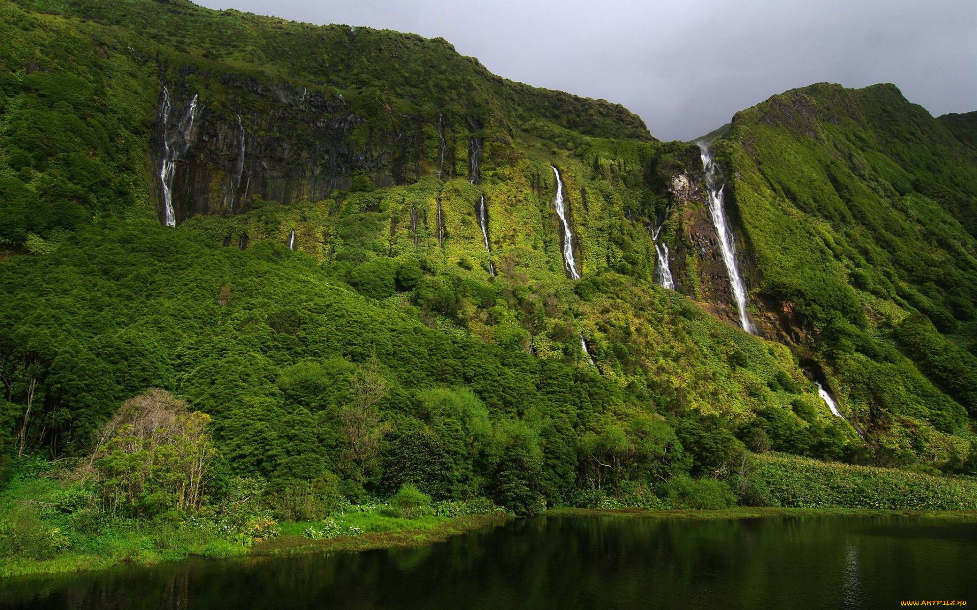 природа, водопады