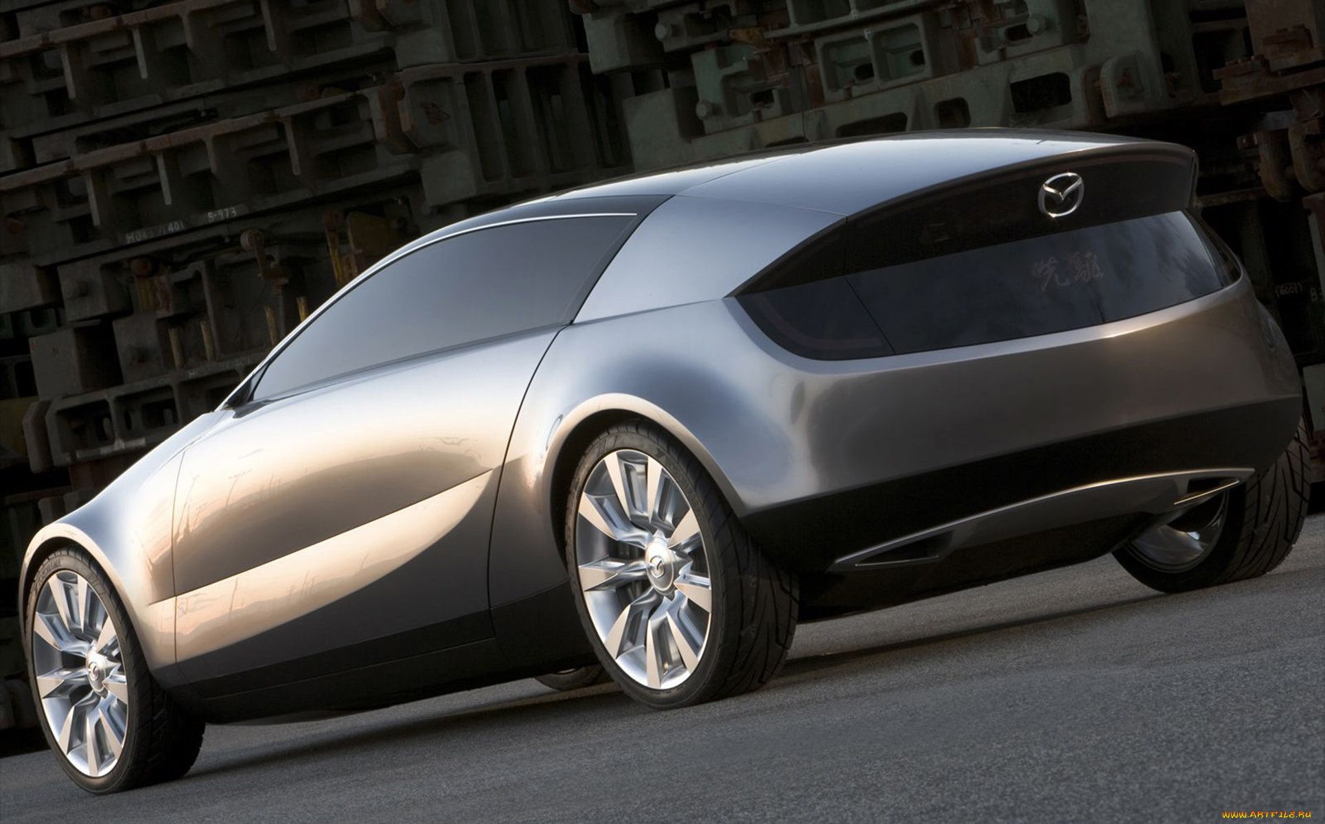 mazda, senku, concept, 2005, автомобили, mazda, senku, concept, 2005, металлик, car