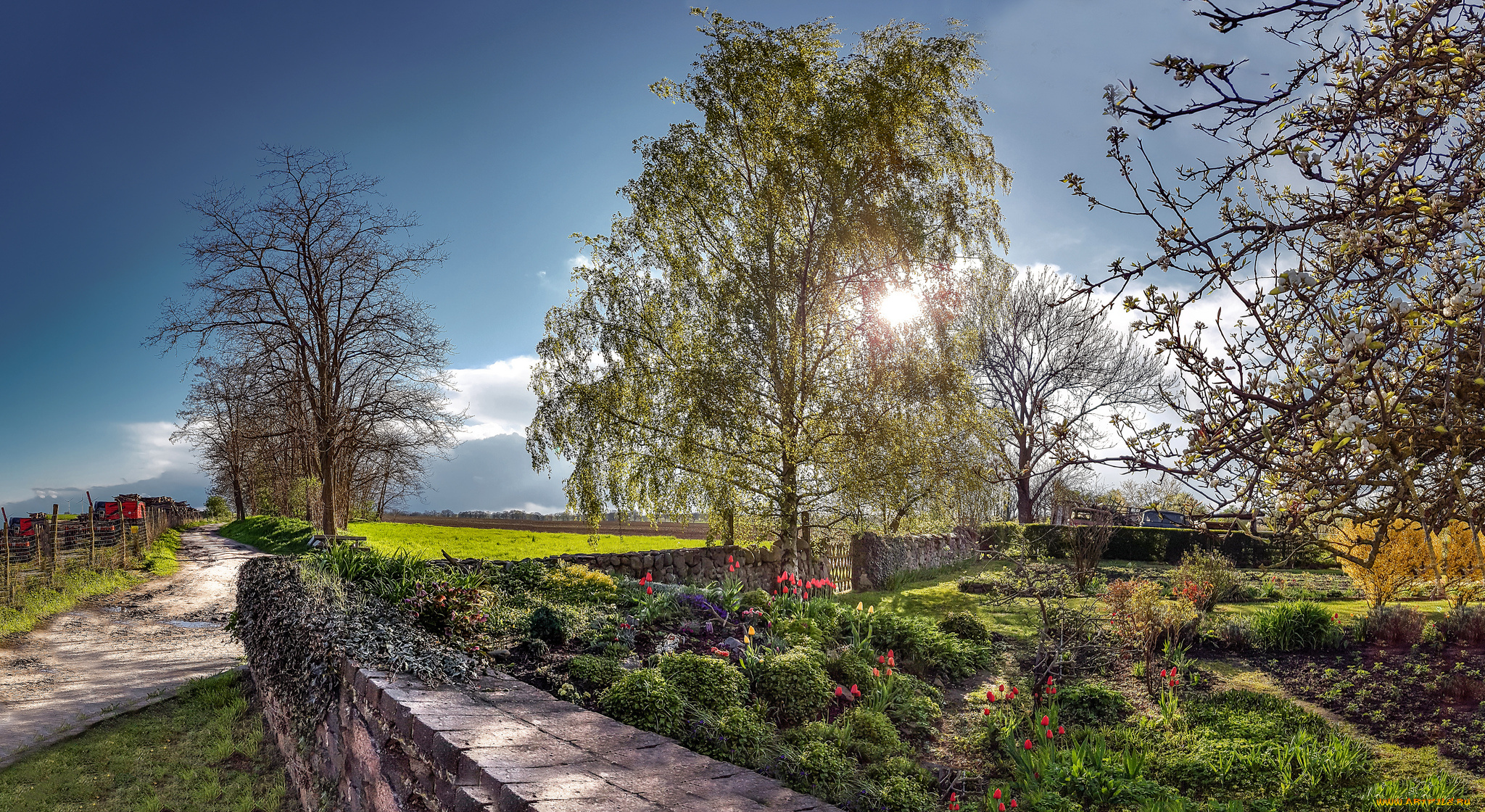 природа, дороги, тракт