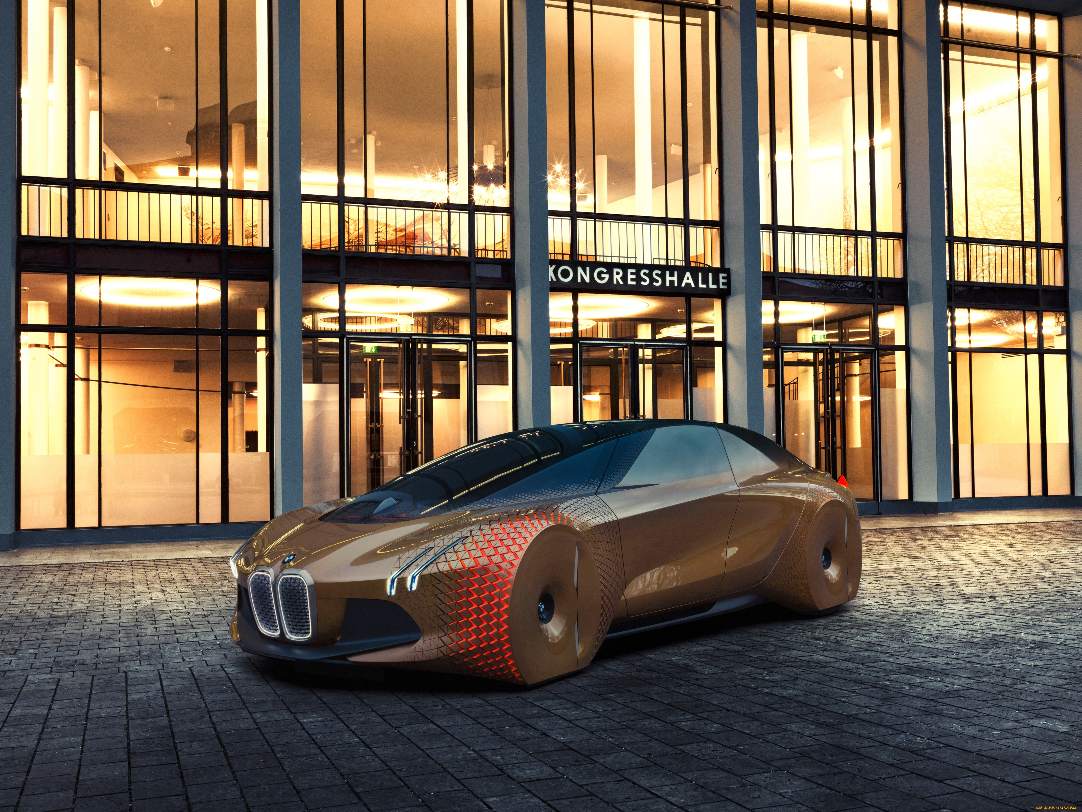 автомобили, bmw, vision, next, 100, 2016г