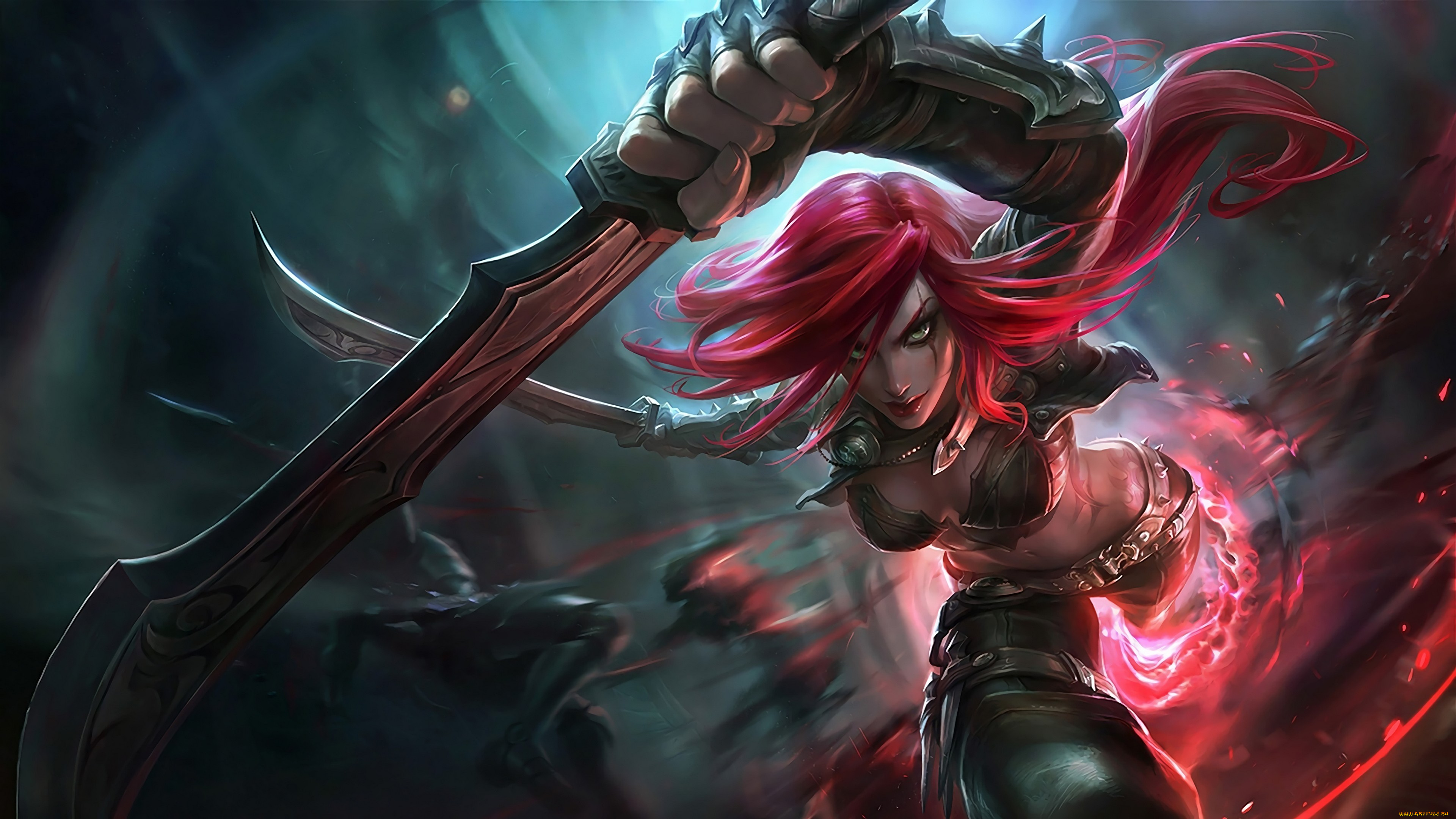видео, игры, league, of, legends, league, of, legends, action, ролевая, katarina