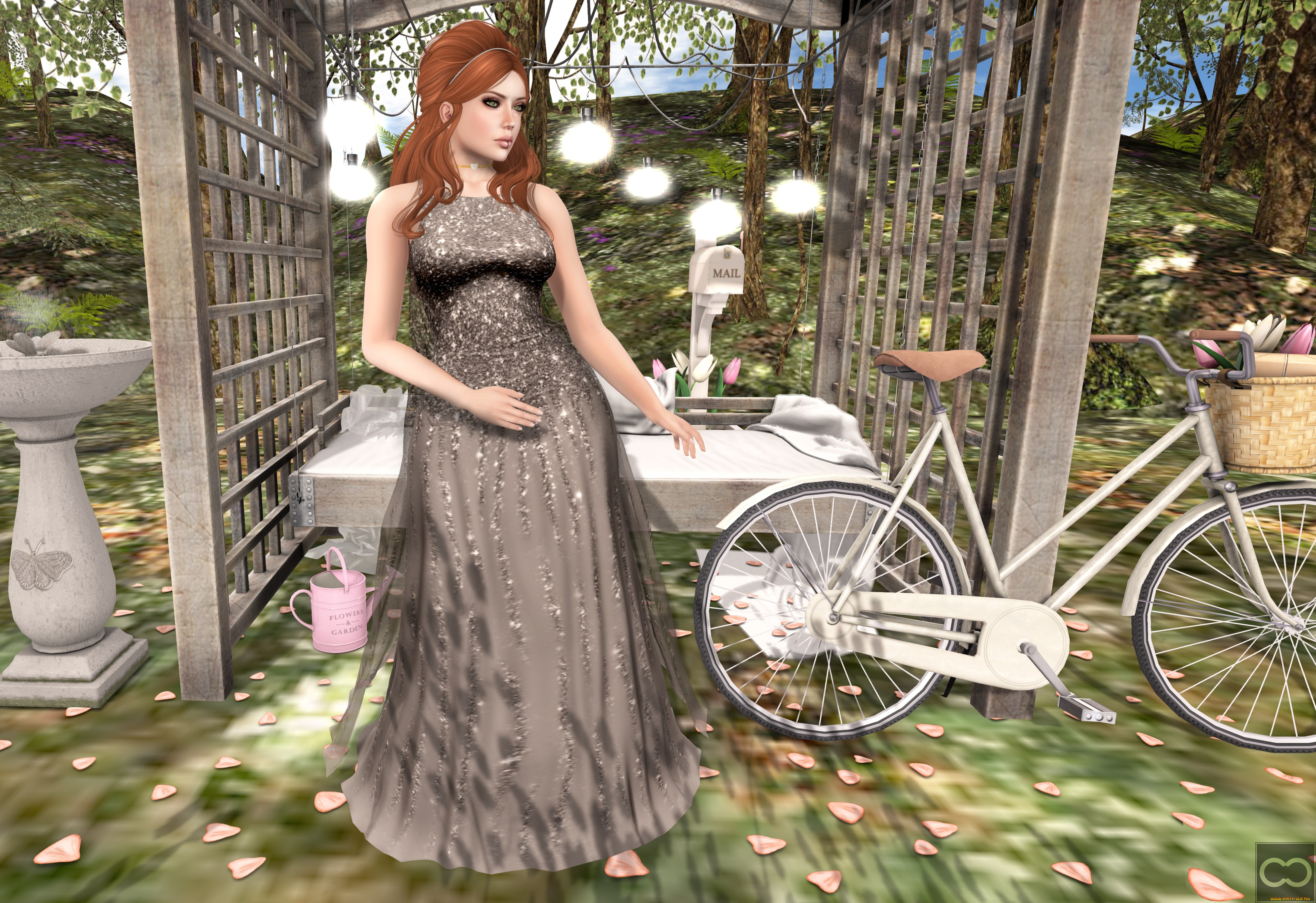 3д, графика, люди, , people, фон, девушка, взгляд