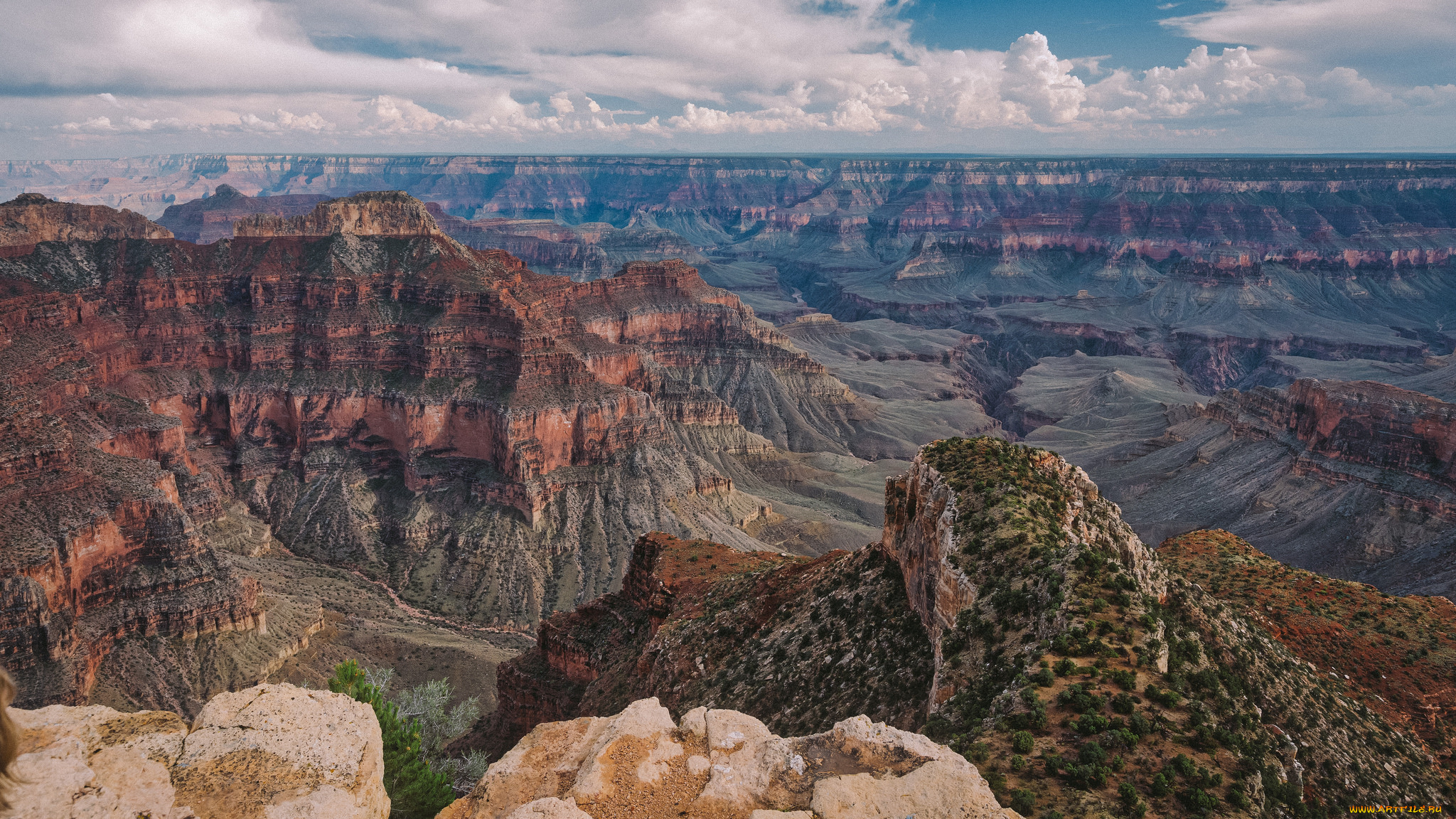 природа, горы, простор