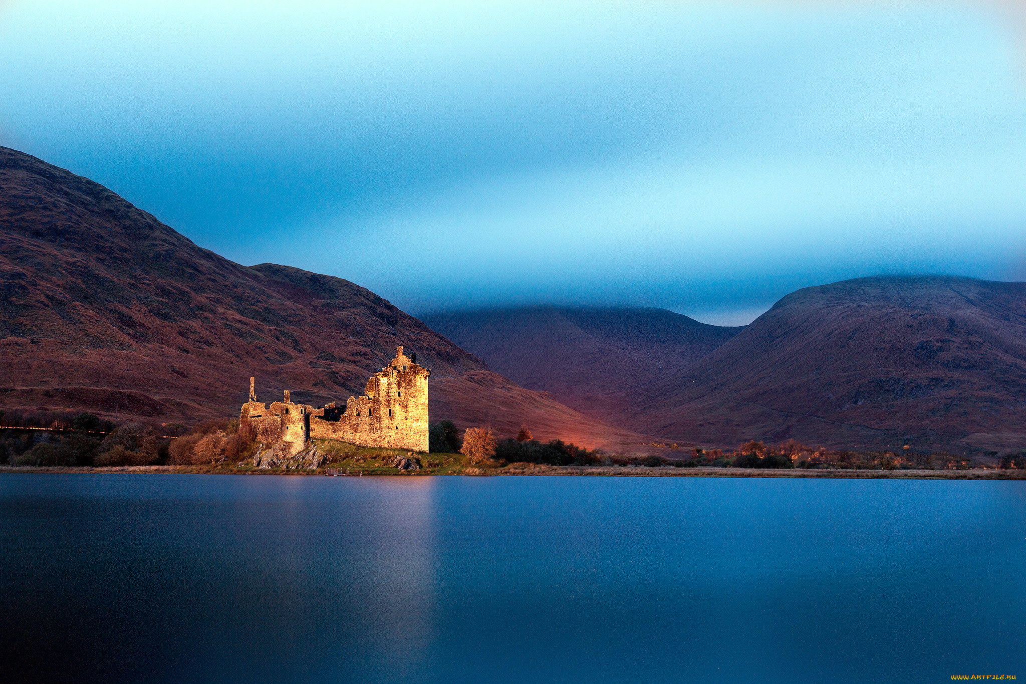 kilchurn, castle, шотландия, города, замки, англии, kilchurn, castle, шотландия
