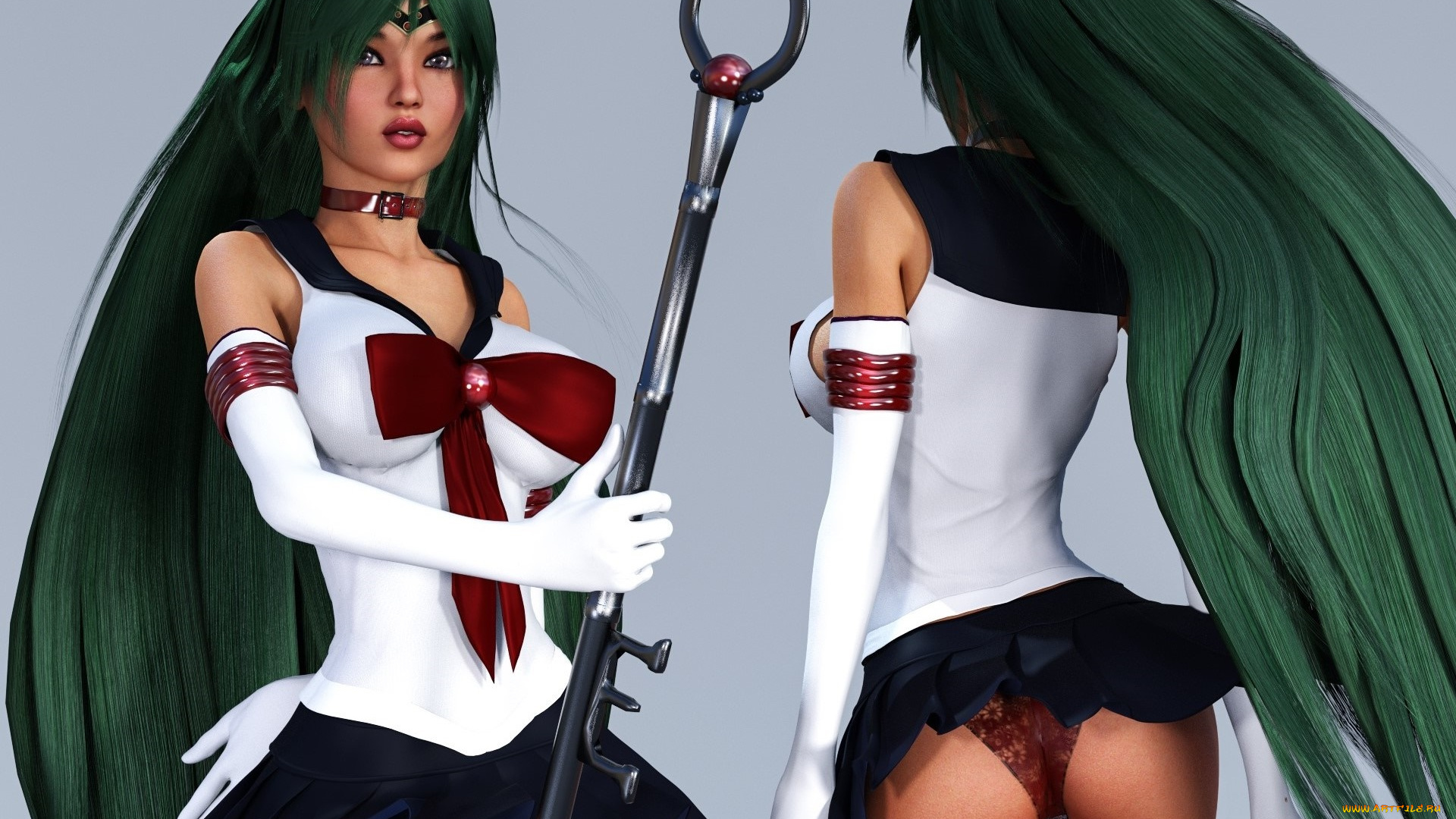 3д, графика, фантазия, , fantasy, девушка, взгляд, фон