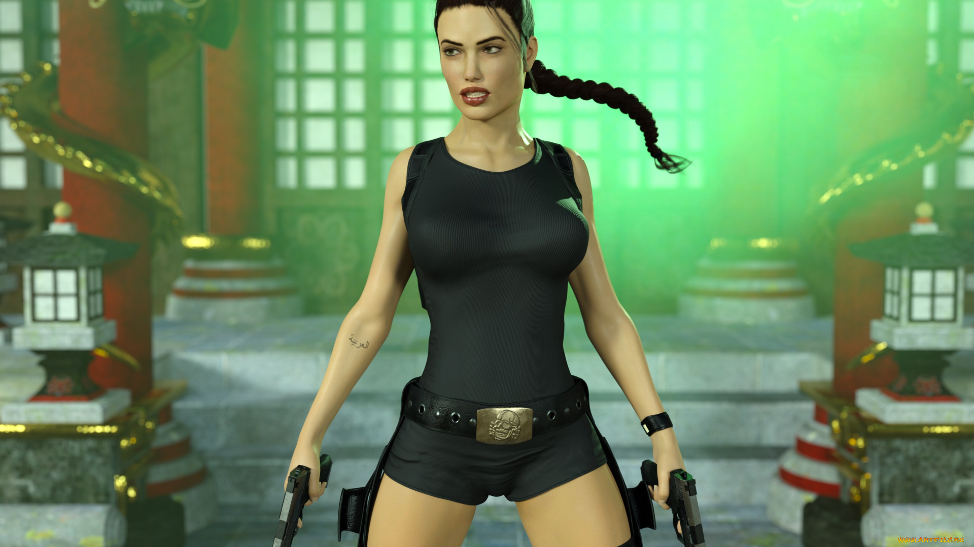 3д, графика, фантазия, , fantasy, фон, взгляд, девушка