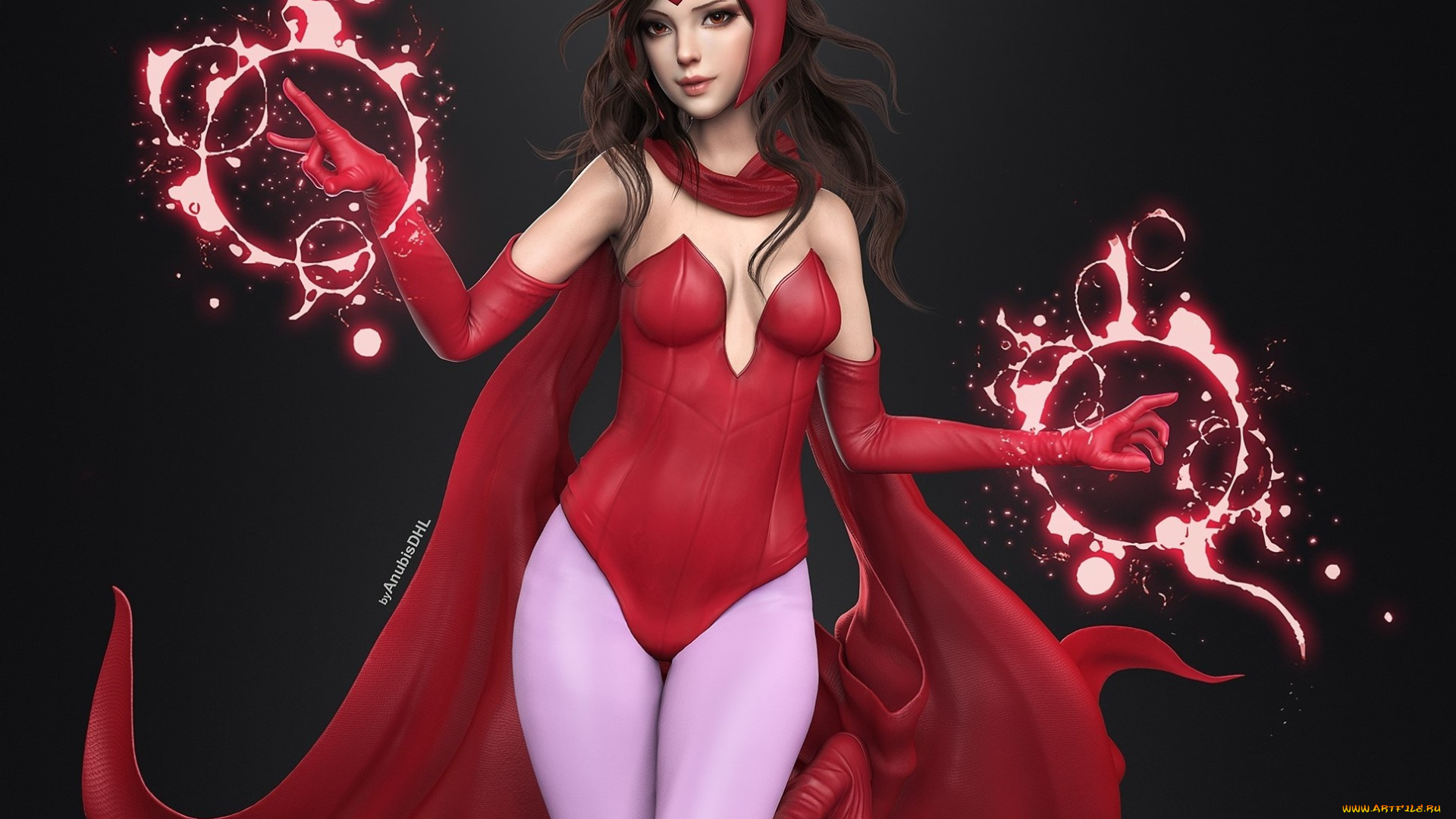 3д, графика, фантазия, , fantasy, фон, взгляд, девушка