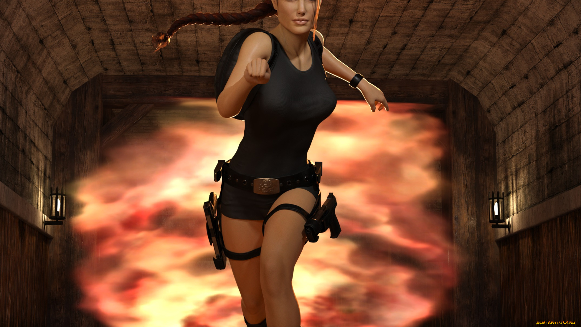 3д, графика, фантазия, , fantasy, взгляд, девушка, фон