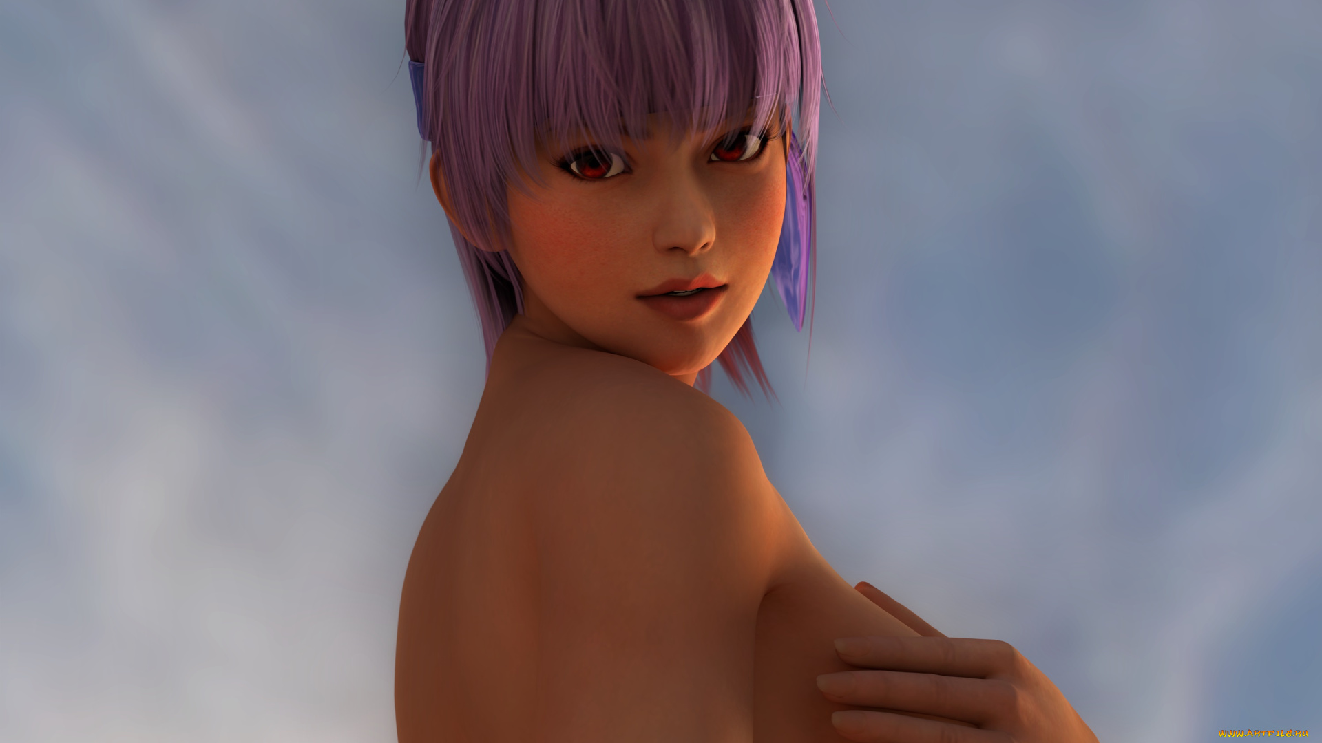 3д, графика, люди, , people, девушка, взгляд, фон