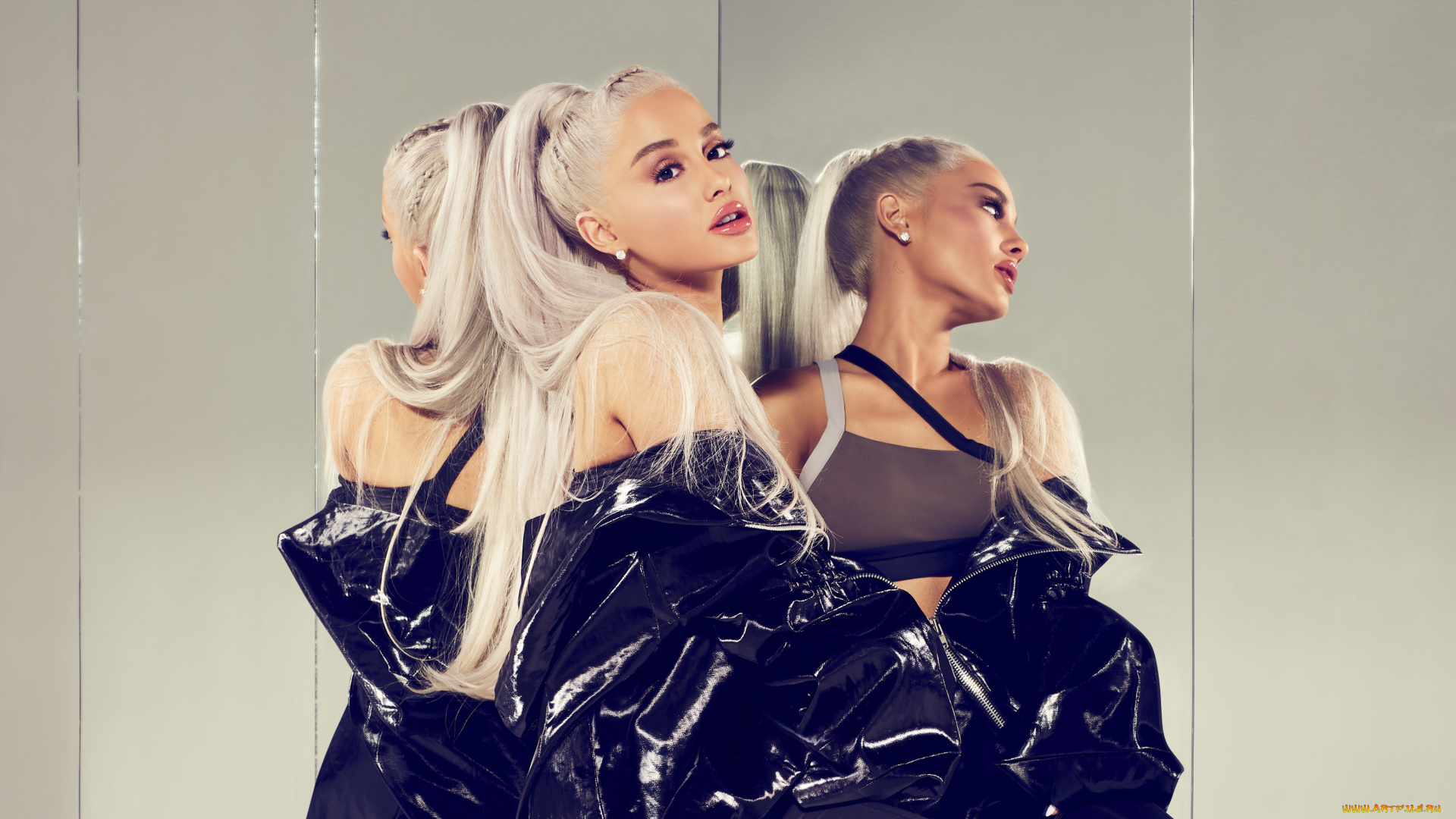ariana, grande, , reebok, 2018, музыка, актриса, зеркало, певица, reebok, 2018, ariana, grande, фотоссесия