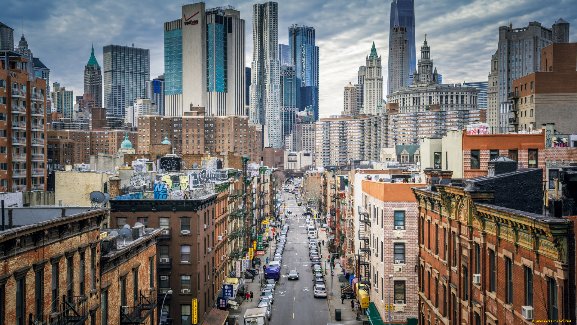 chinatown, города, нью-йорк, , сша, простор