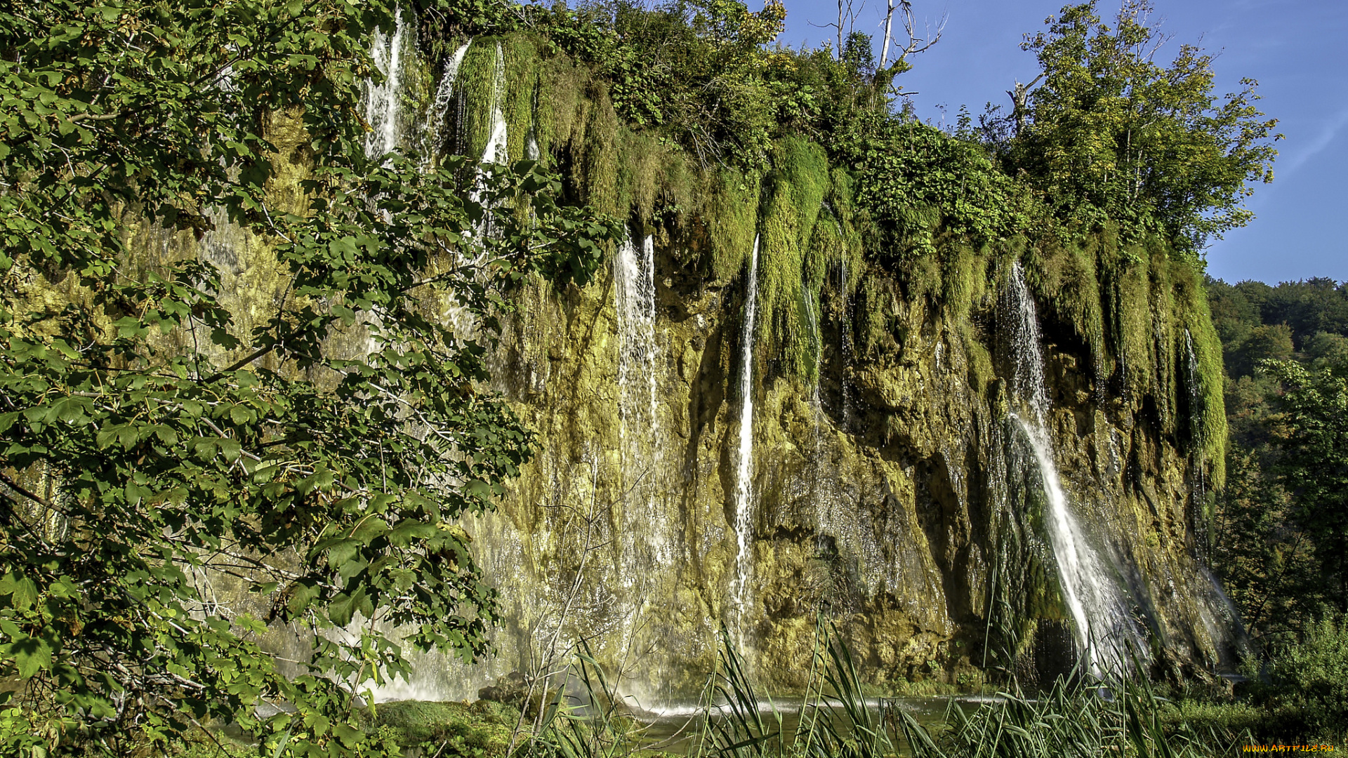 природа, водопады, простор